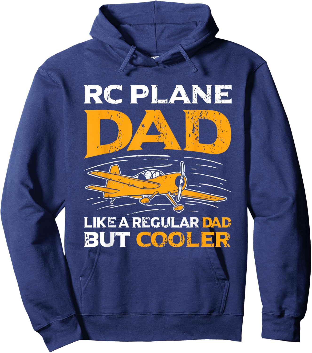 RC Pilot Dad Model Airplane Pilot Model Flight Rc Airplane Hoodie - Hoodie | Navy