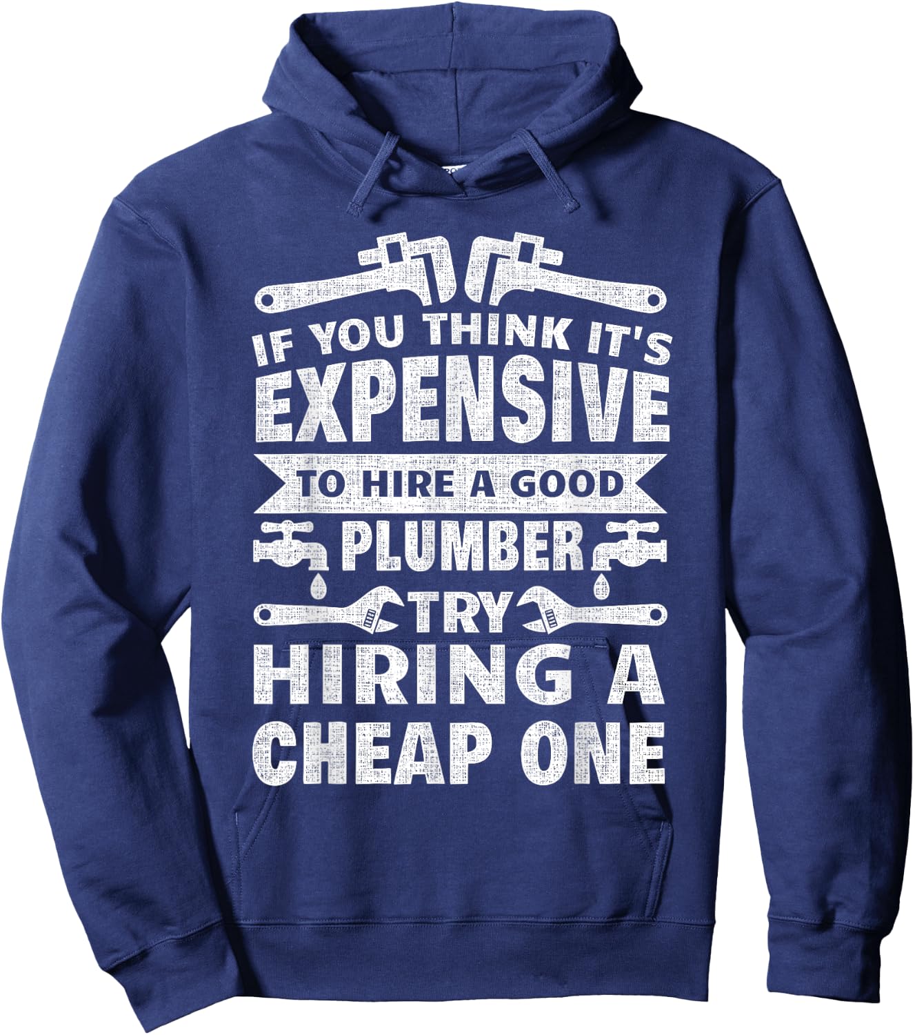Funny Plumber Women Steamfitter Pipefitter Plumbing Hoodie - Hoodie | Navy