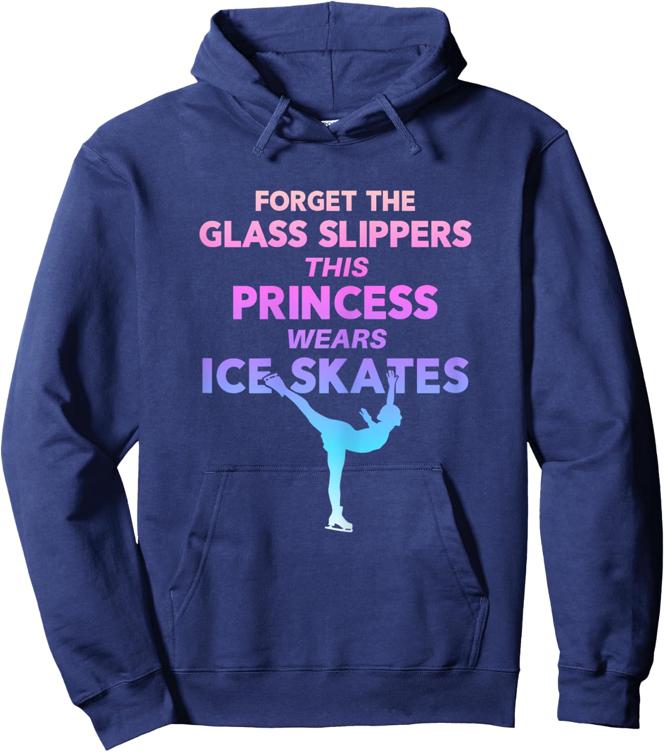 Figure Skating Shirt For Girls Teens and Women Hoodie - Hoodie | Navy