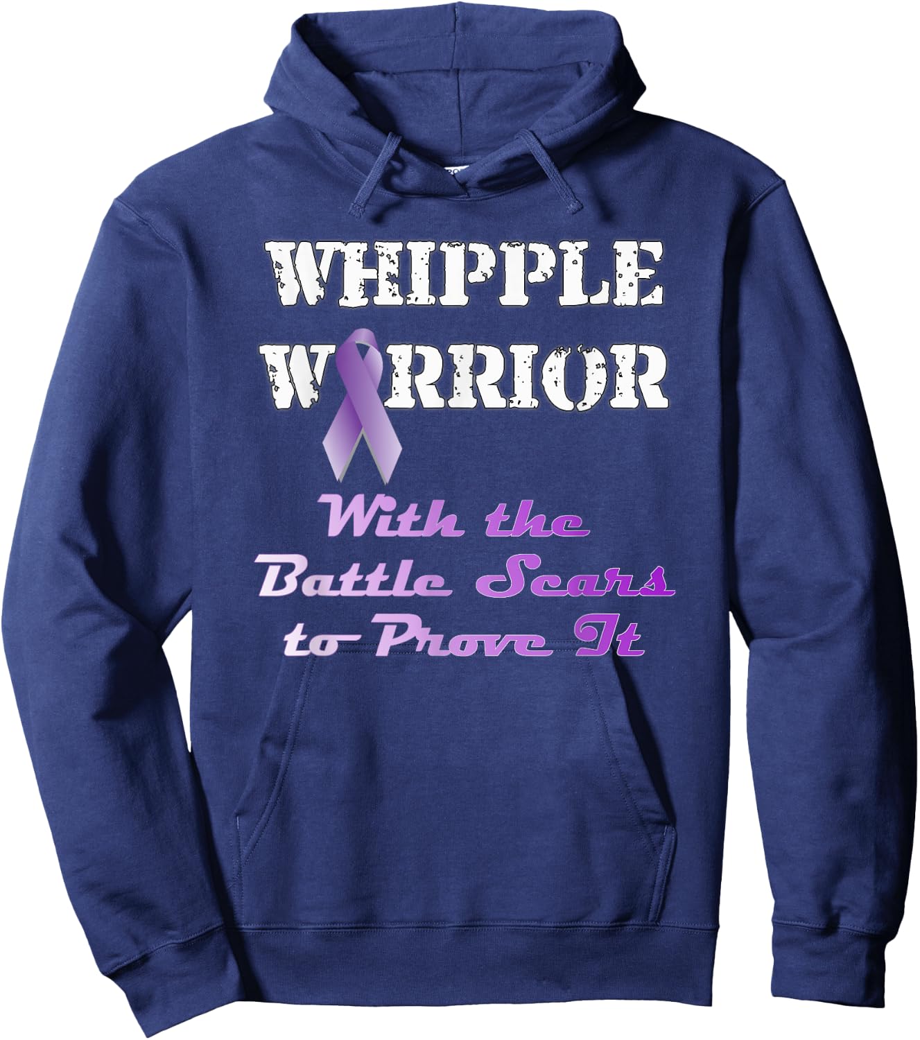 Whipple Warrior: Battle-Scarred Proving Grounds Hoodie - Hoodie | Navy