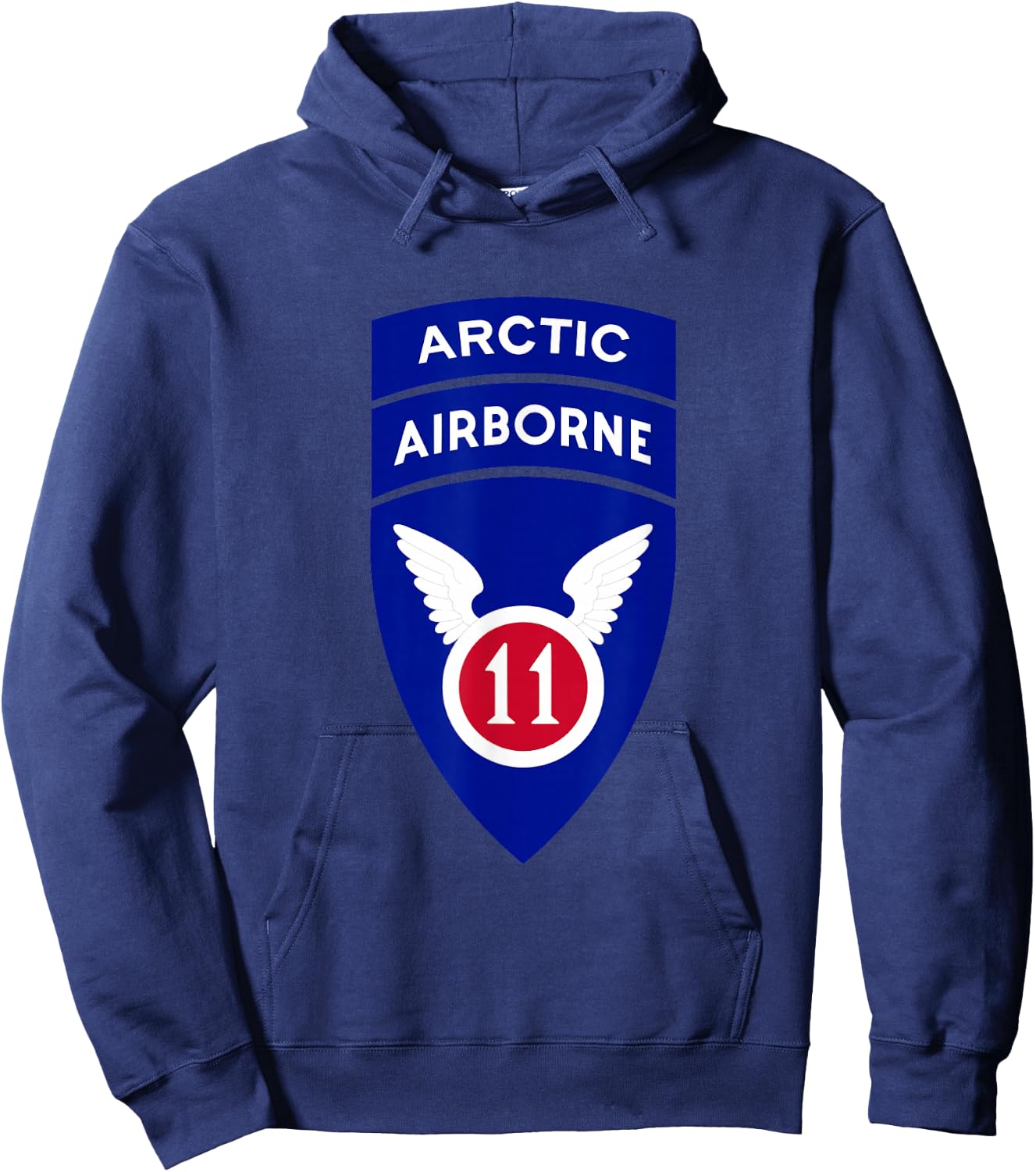 11th Airborne Division Patch - Arctic Angels Hoodie - Hoodie | Navy