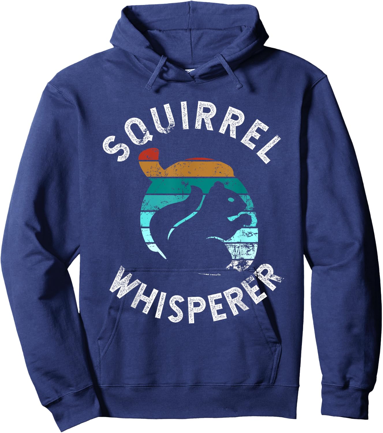 Funny Squirrel Whisperer Art Men Women Kids Squirrel Lover Hoodie - Hoodie | Navy