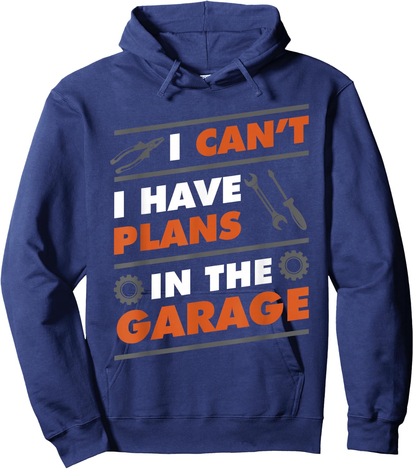 Funny Mechanic Tools Garage - Guys Man Cave Tinker Hoodie - Hoodie | Navy