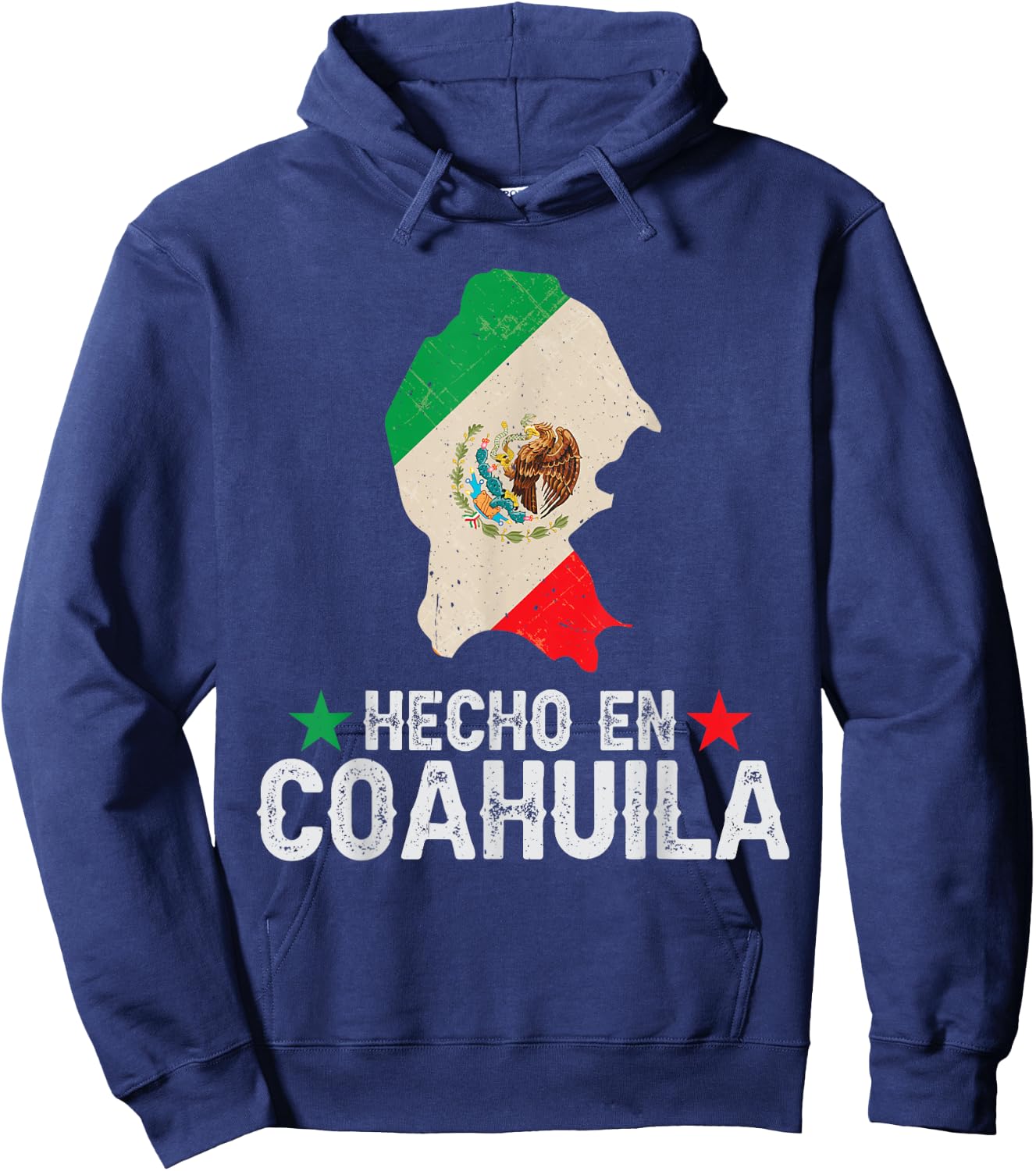 Hecho en Coahuila Mexico - Proud Mexican - Coahuila Hoodie - Hoodie | Navy