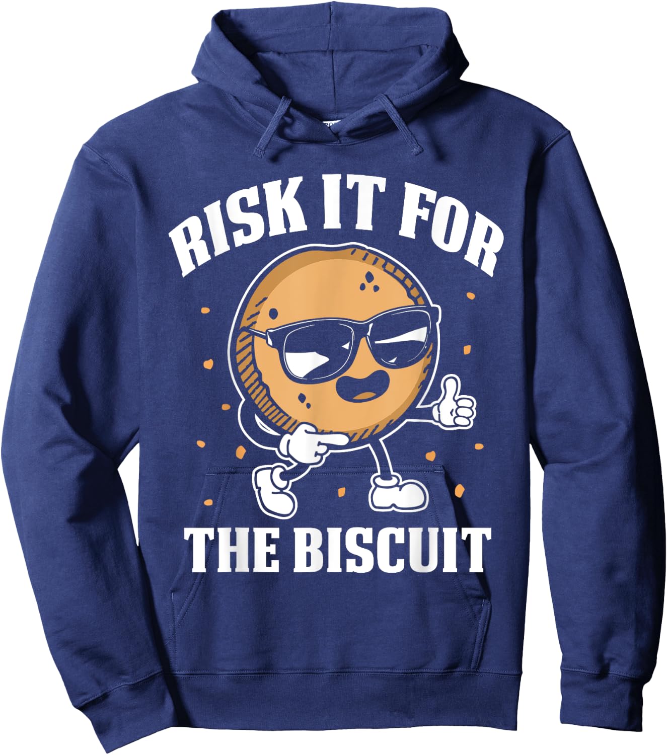 Risk It The Biscuit biscuit fans Hoodie - Hoodie | Navy