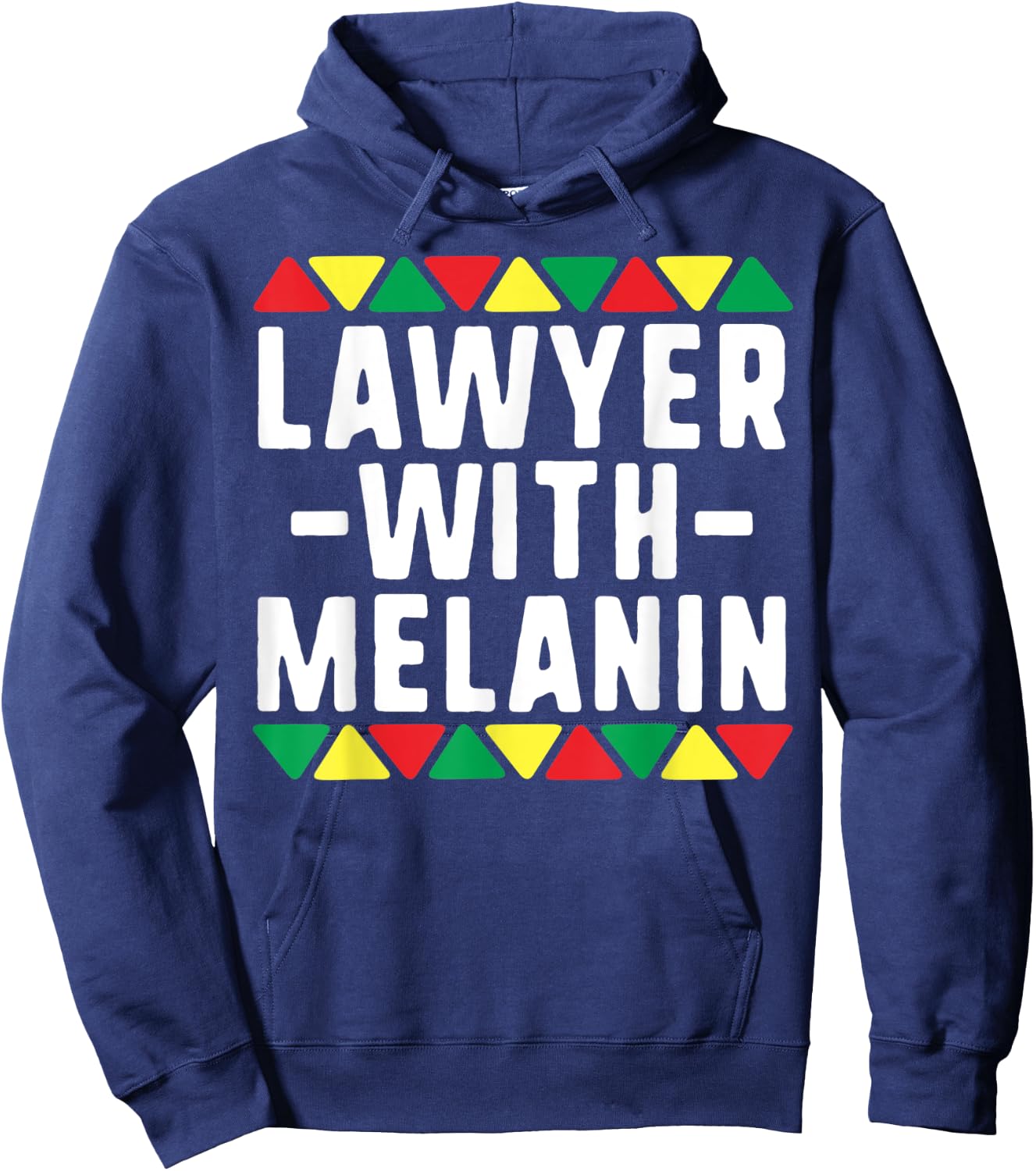Black Lawyers Matter Lawyer With Melanin Attorney Hoodie - Hoodie | Navy