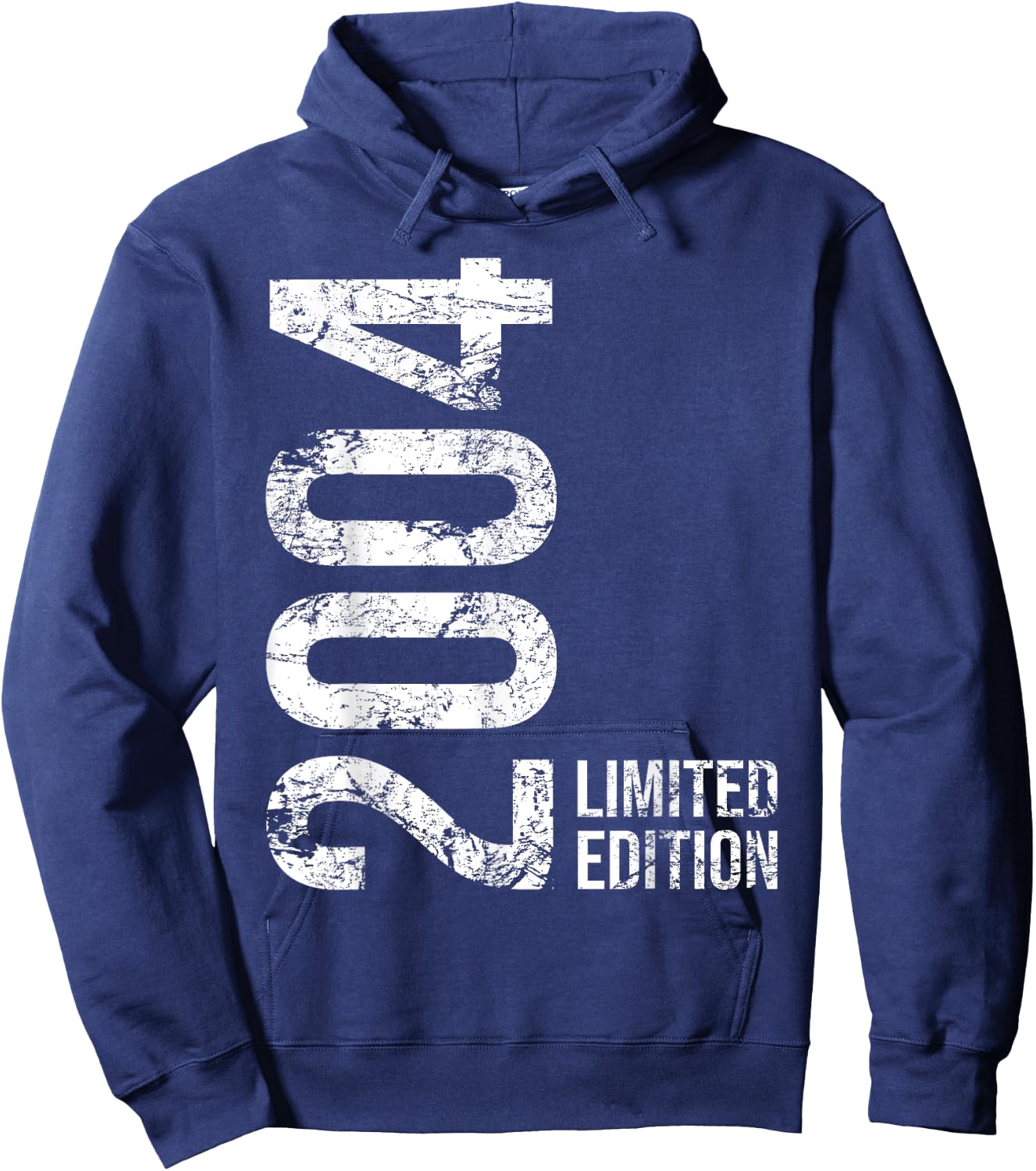 21st Birthday 21 Years Old Man Woman Vintage 2004 Hoodie - Hoodie | Navy