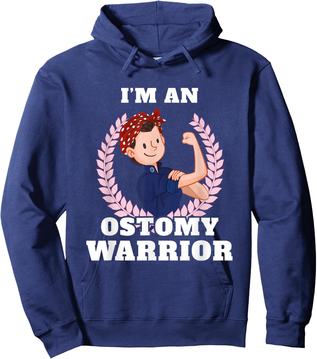 I'm an Ostomy Warrior Ostomy Awareness Hoodie - Hoodie | Navy