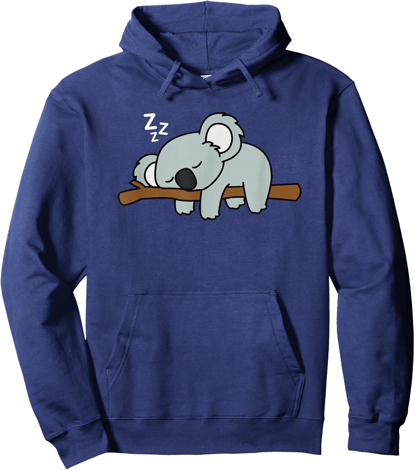 Adorable Australian Animal Tired Sleeping Cute Koala Bear Hoodie - Hoodie | Navy
