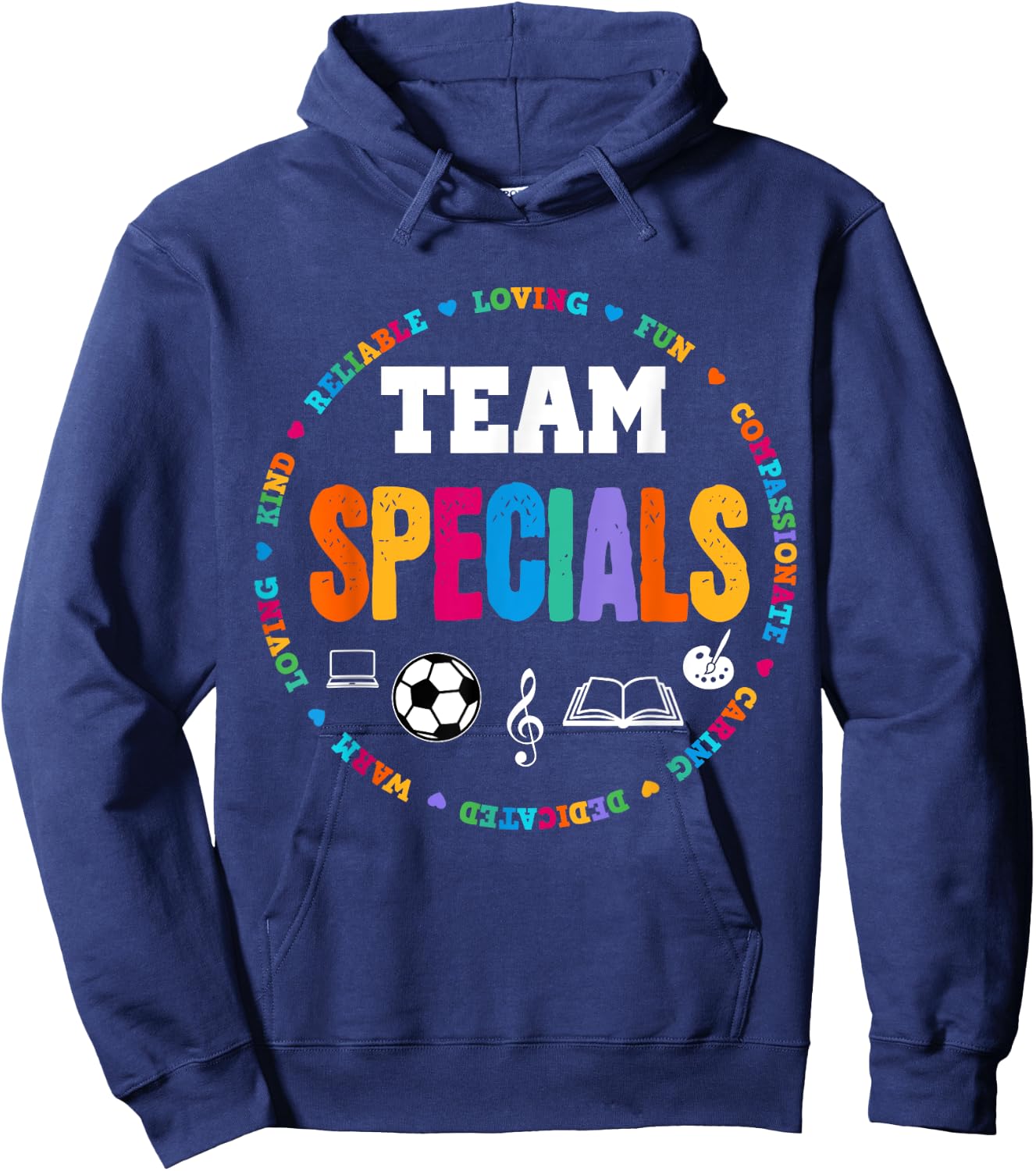 TEAM Specials Teacher TRIBE Squad Back To Primary School Hoodie - Hoodie | Navy