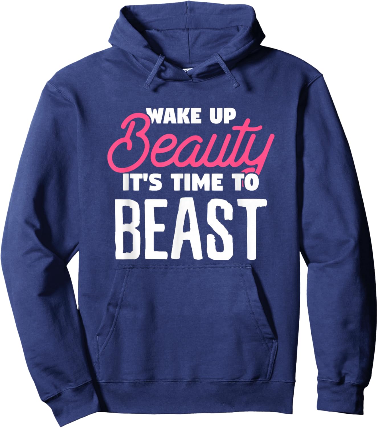 Wake Up Beauty It's Time To Beast Wake Up Costume Hoodie - Hoodie | Navy
