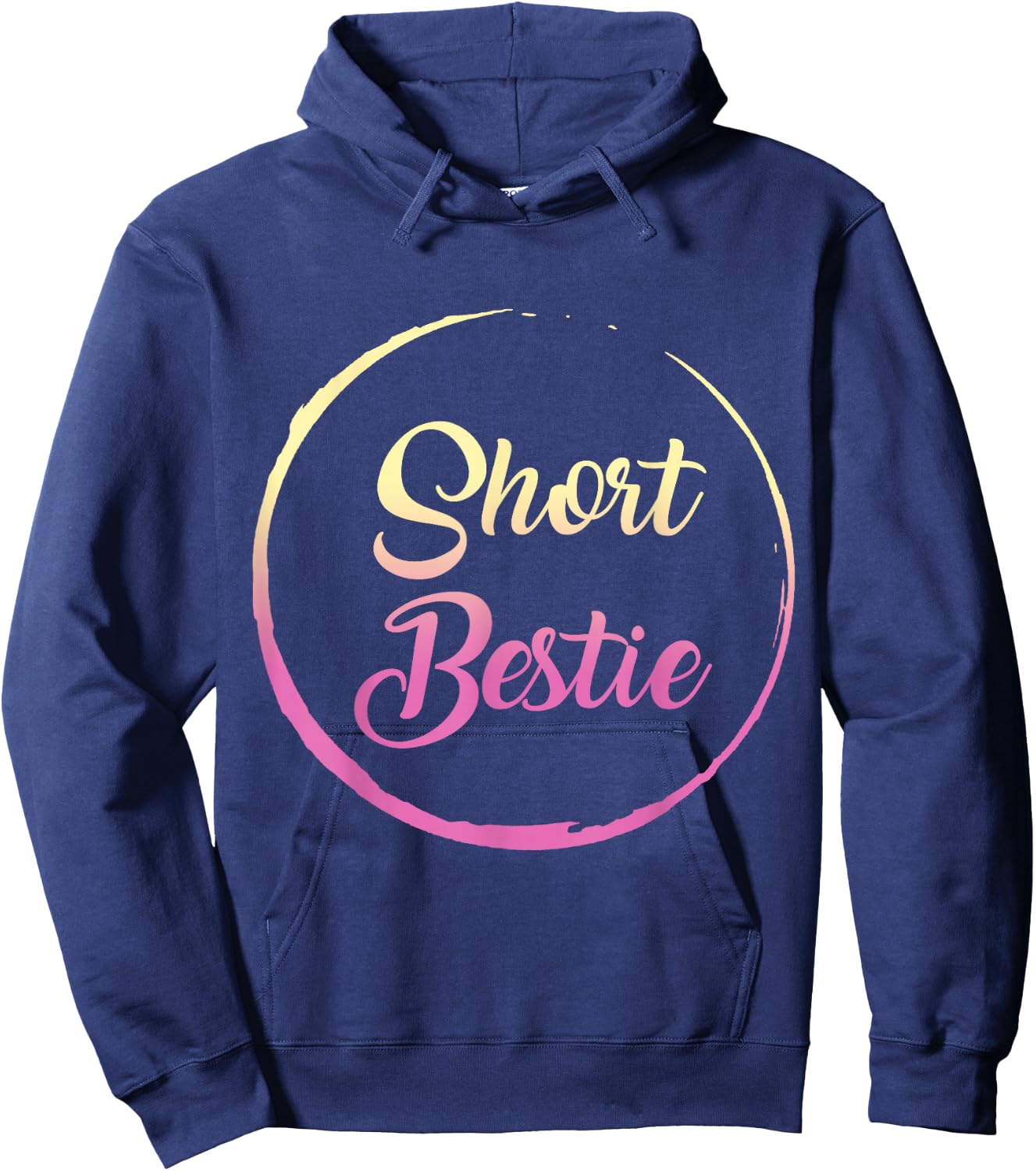 Best Friends Matching Tall Short Bestie Birthday BFF Besties Hoodie - Hoodie | Navy
