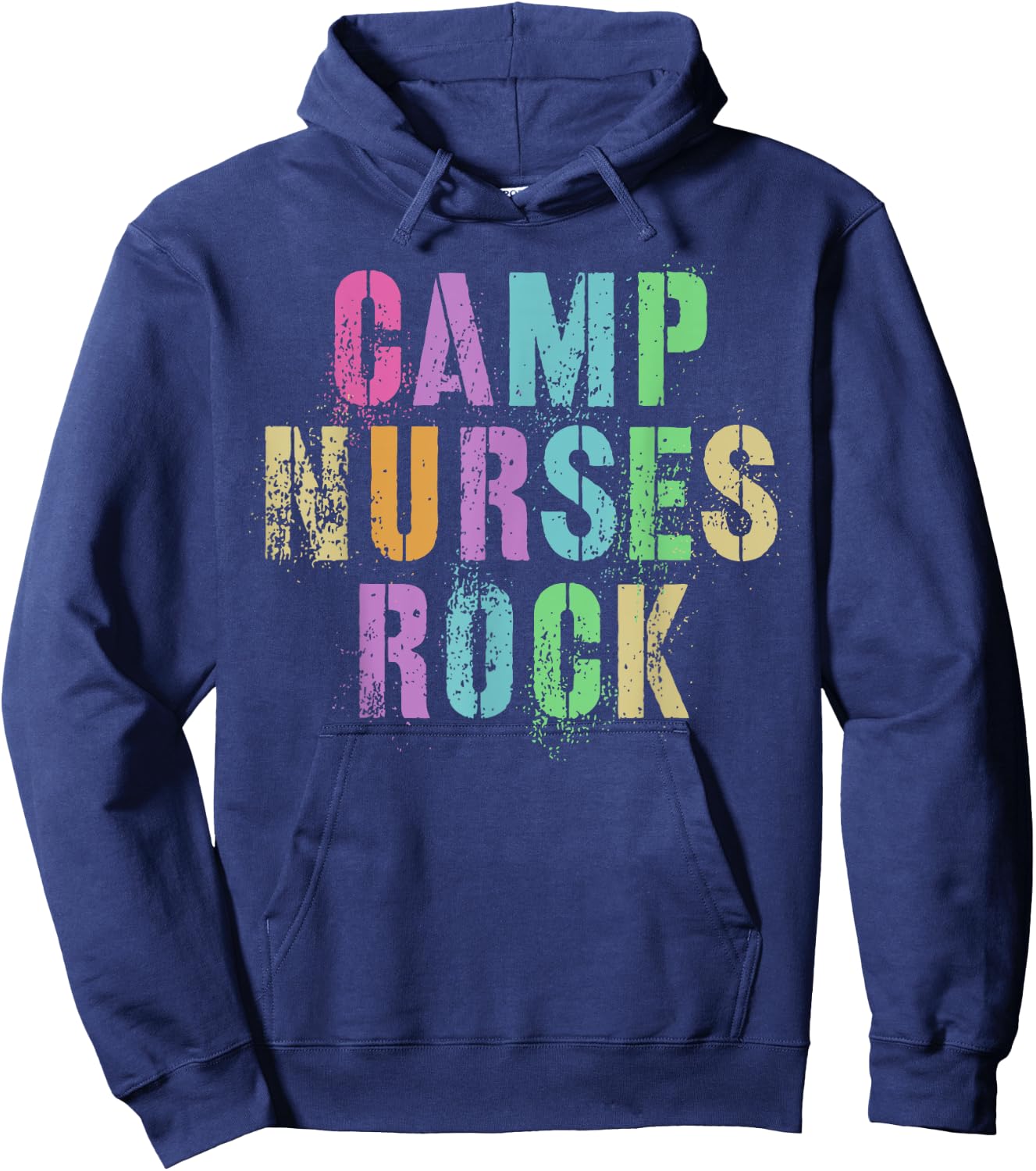 CAMP NURSES Do ROCK Funny Camping Medical Squad Medic Team Hoodie - Hoodie | Navy