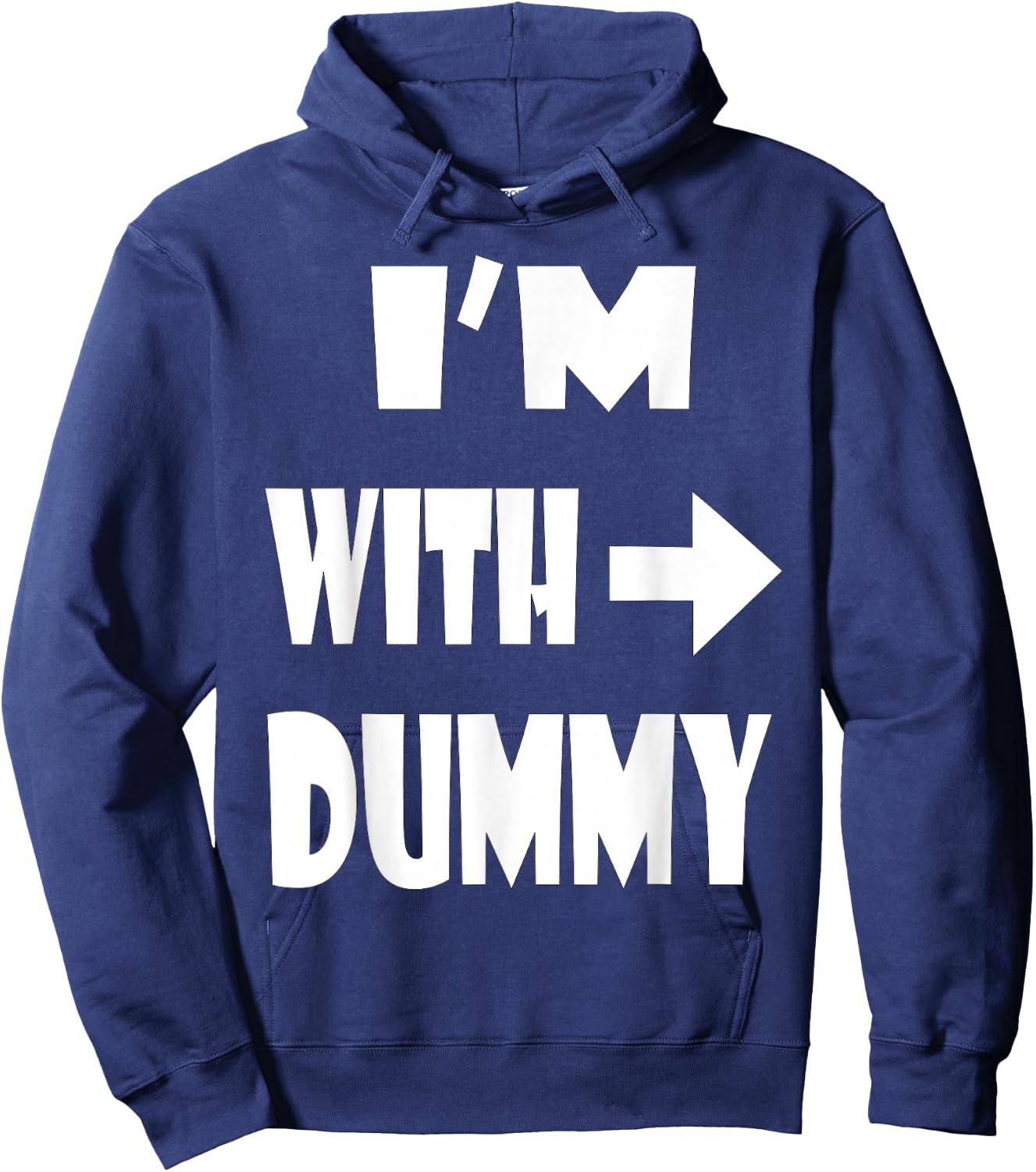 Yep, I Am With Dummy Men Women Youth Gift Hoodie - Hoodie | Navy