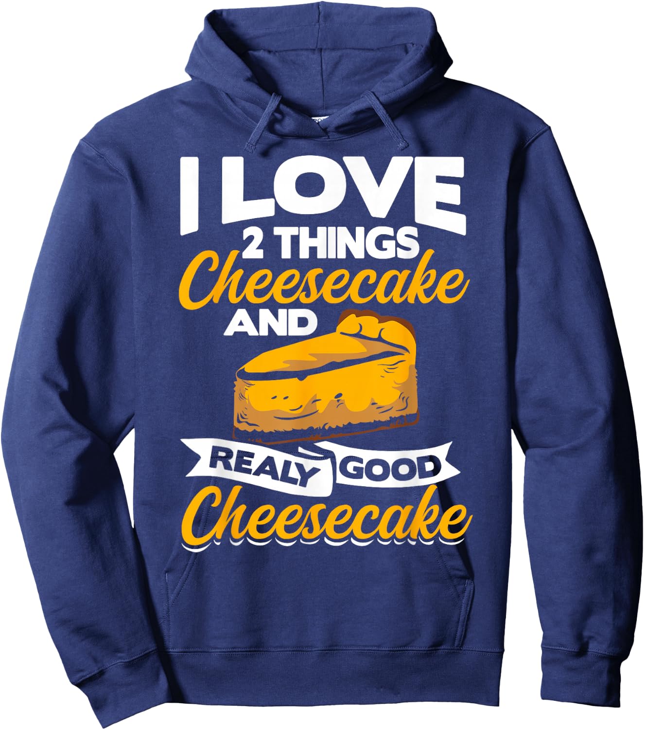 Cake Maker Cheese Lover Cheesecake Clothing Cheesecake Baker Hoodie - Hoodie | Navy