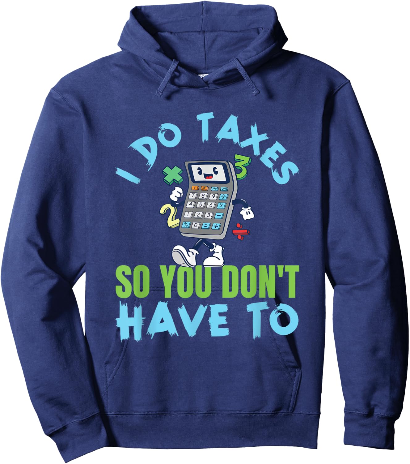 Taxation Accountant Tax Season Survivor Funny Tax Preparer Hoodie - Hoodie | Navy