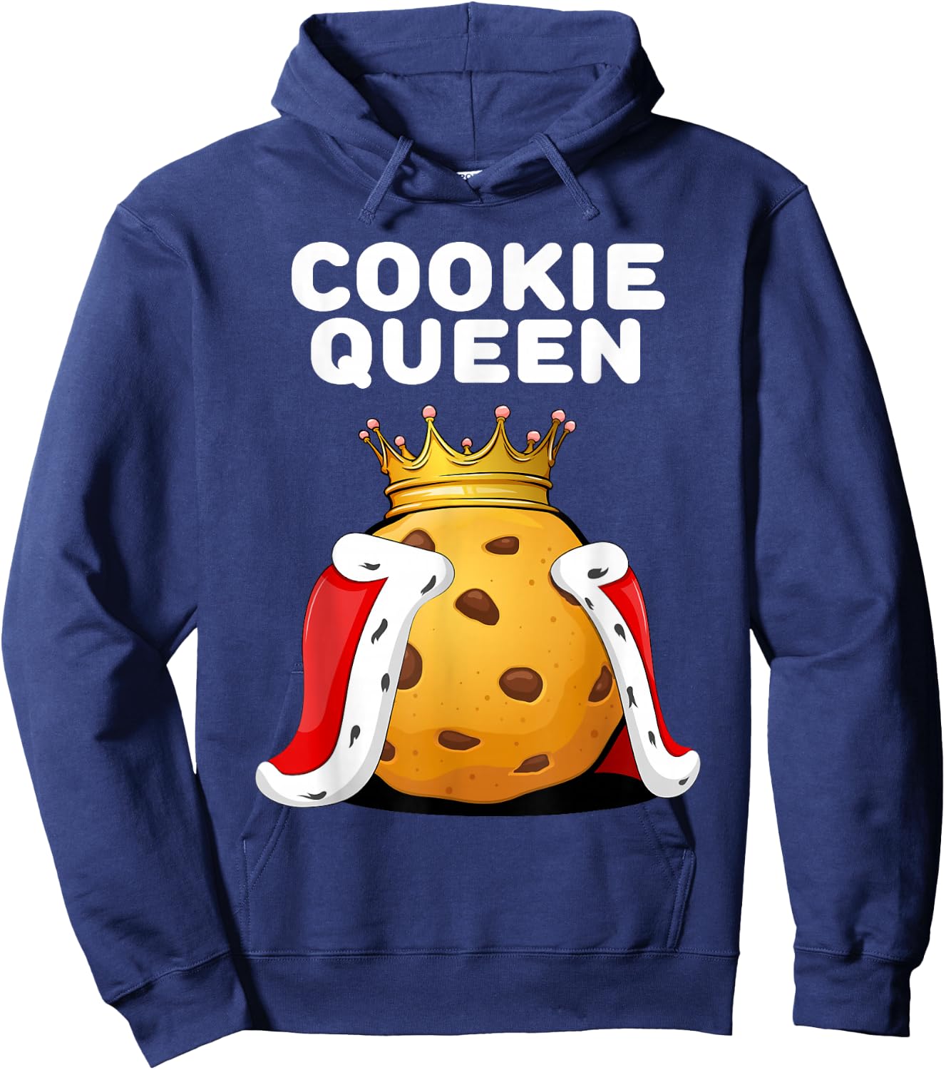 Cookie Shirts | Cookie Queen | Black Cute Cookie Hoodie - Hoodie | Navy