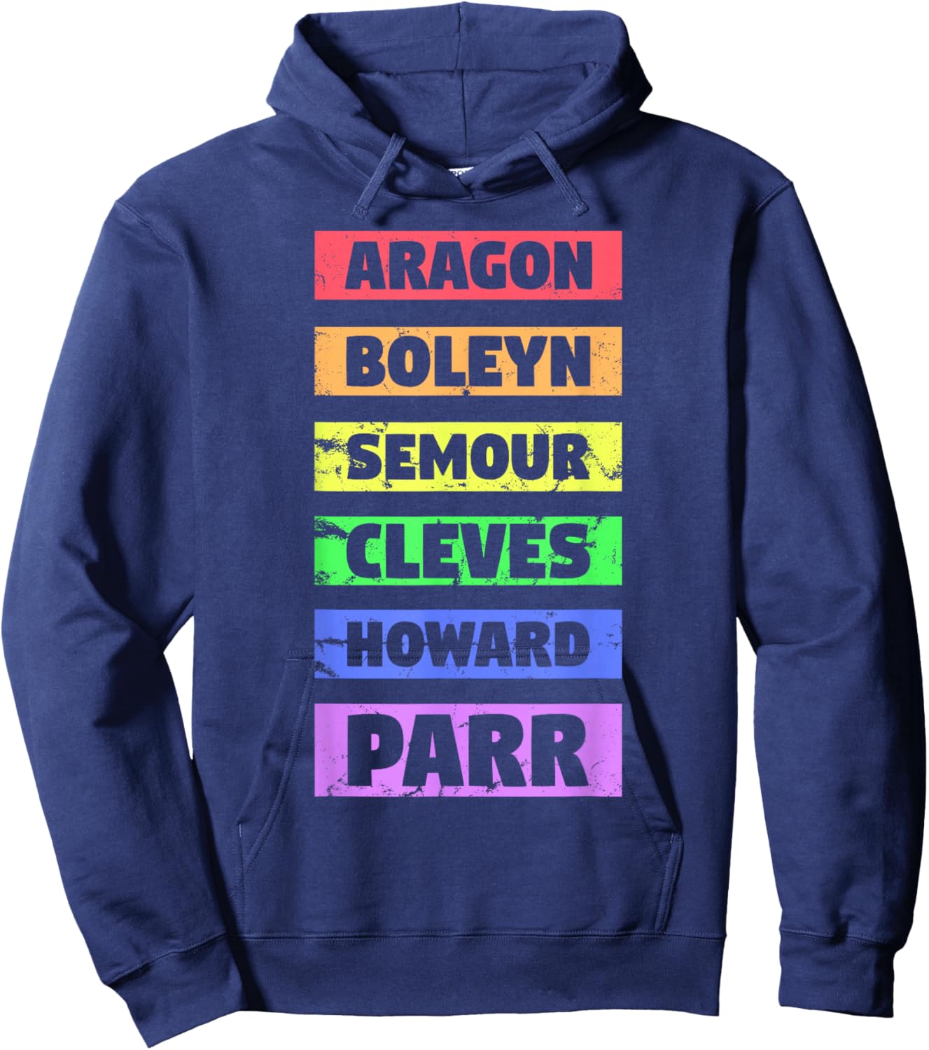 Six Ex Wife British History Gift Historian Musical Lover Hoodie - Hoodie | Navy
