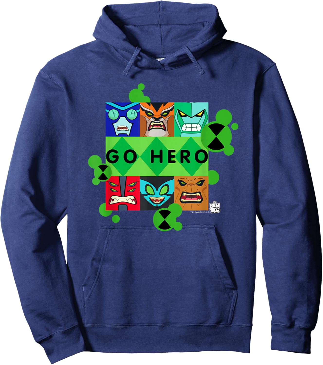 Ben 10 Go Hero Hoodie - Hoodie | Navy