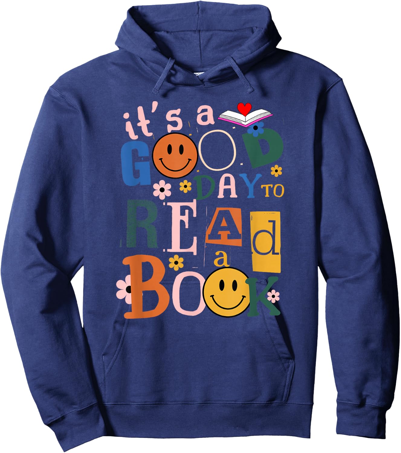 Its a Good Day to Read a Book Lovers Library Reading Women Hoodie - Hoodie | Navy