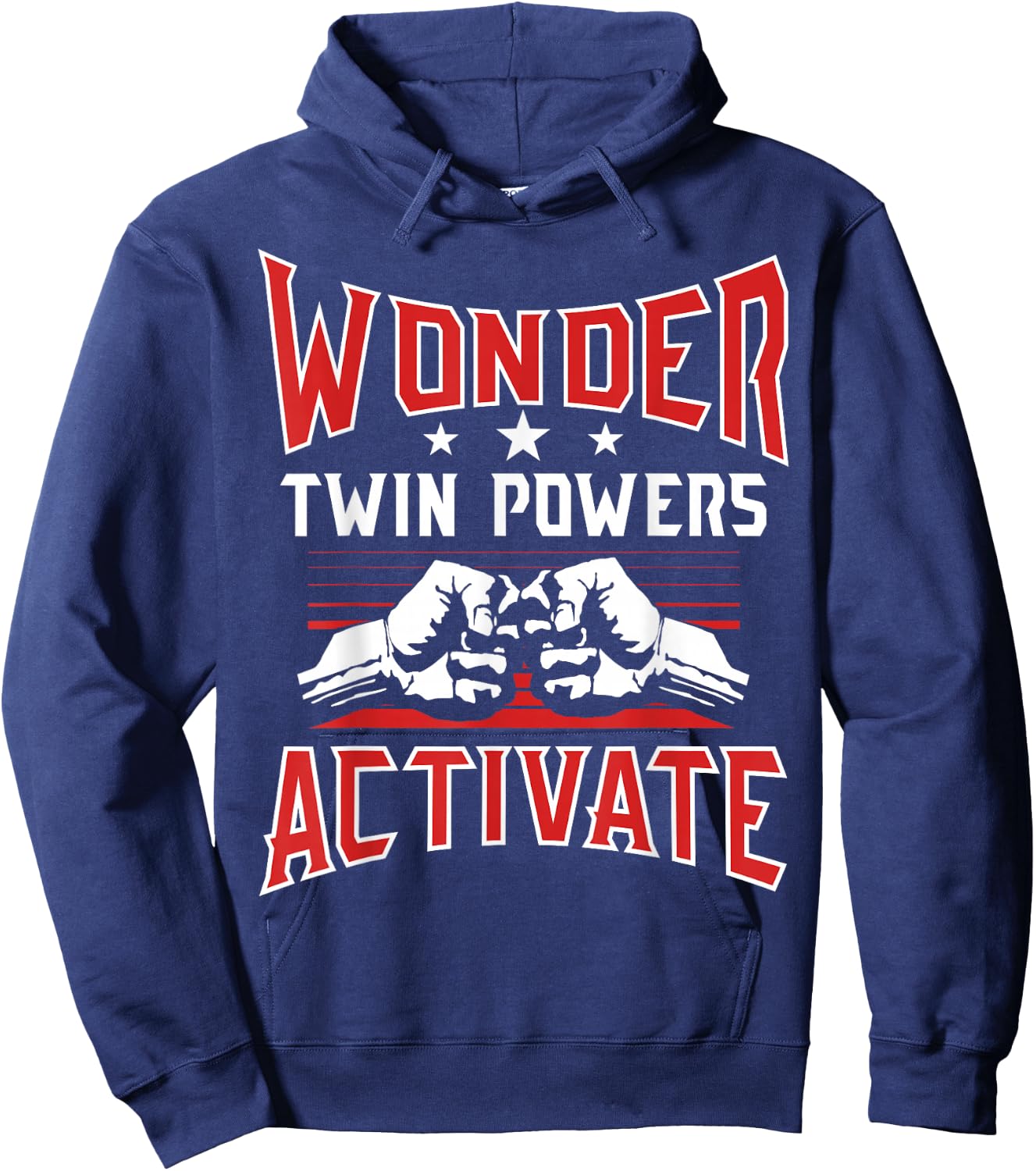 Wonder Twin Power Activated design, Sibling design Hoodie - Hoodie | Navy