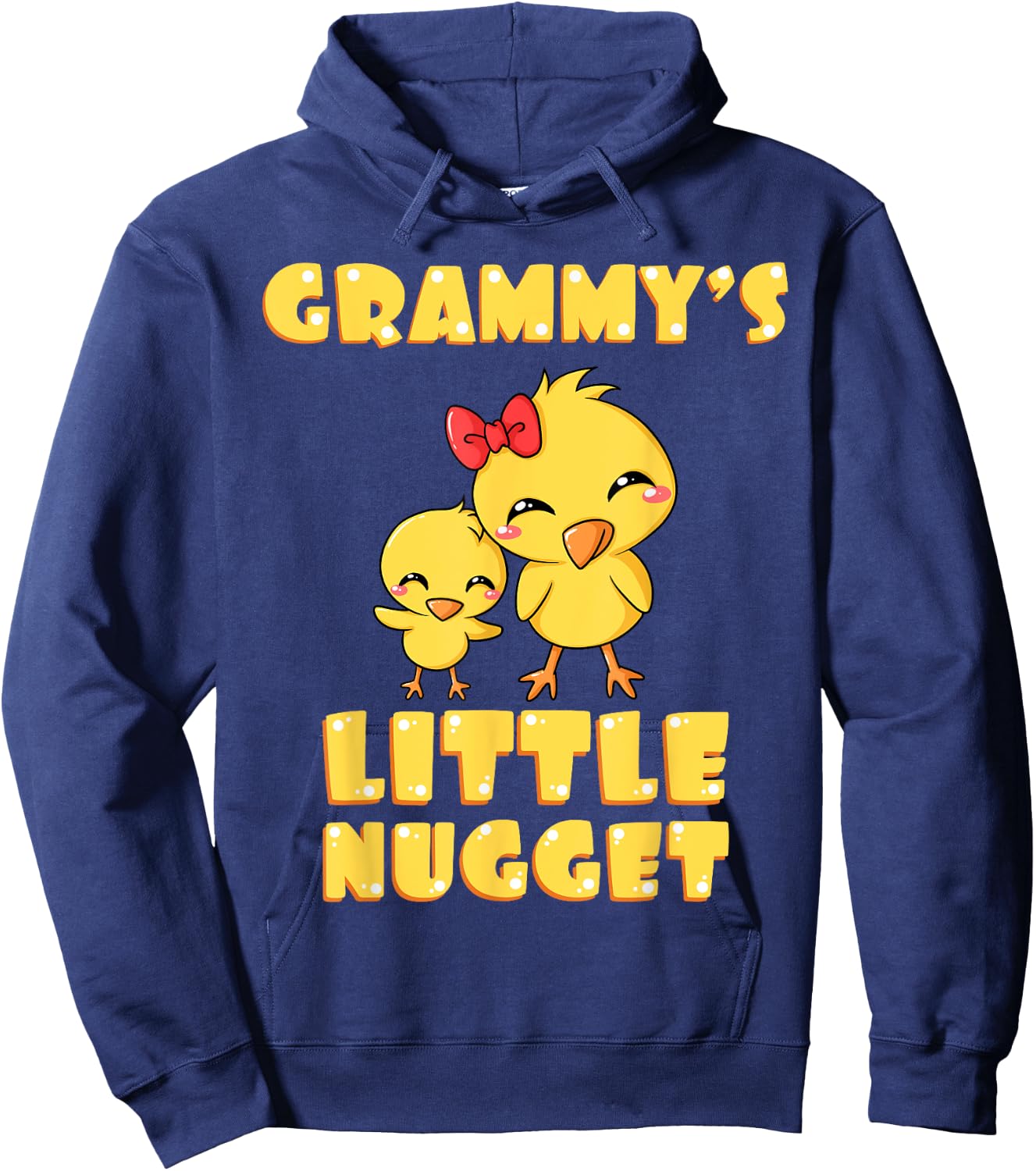 Grammy's Little Nugget Chicken Lover Grandma Mother's Day Hoodie - Hoodie | Navy