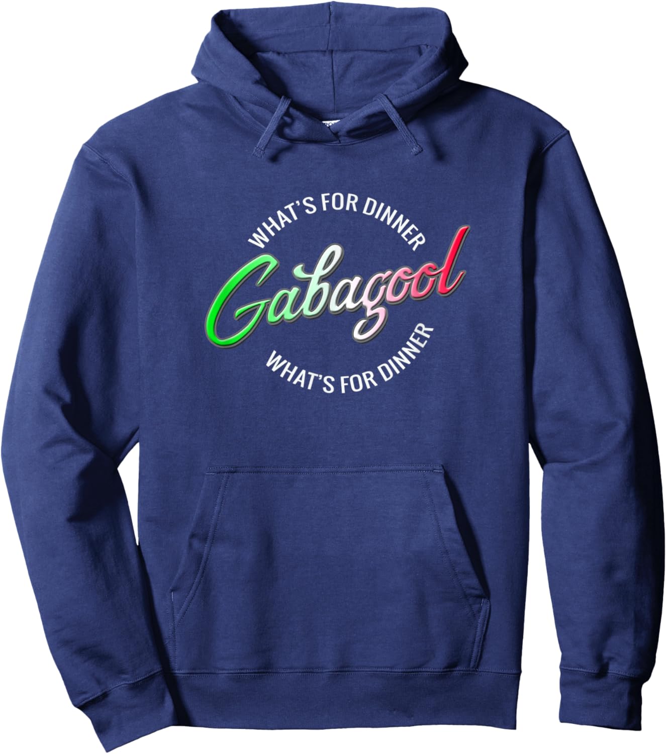 Gabagool Italian Food Popular New Jersey Italians TV Show Hoodie - Hoodie | Navy