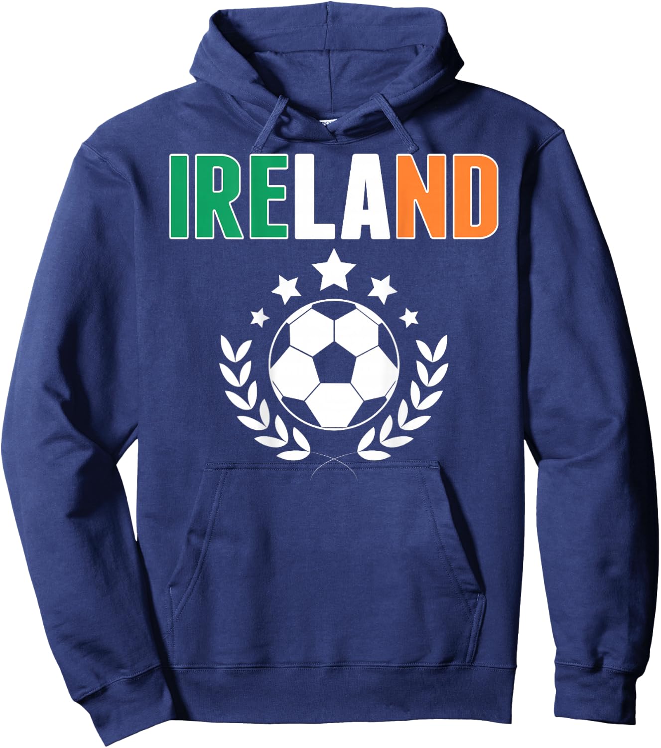 Proud Ireland Soccer Fans Jersey - Support Irish Football Hoodie - Hoodie | Navy