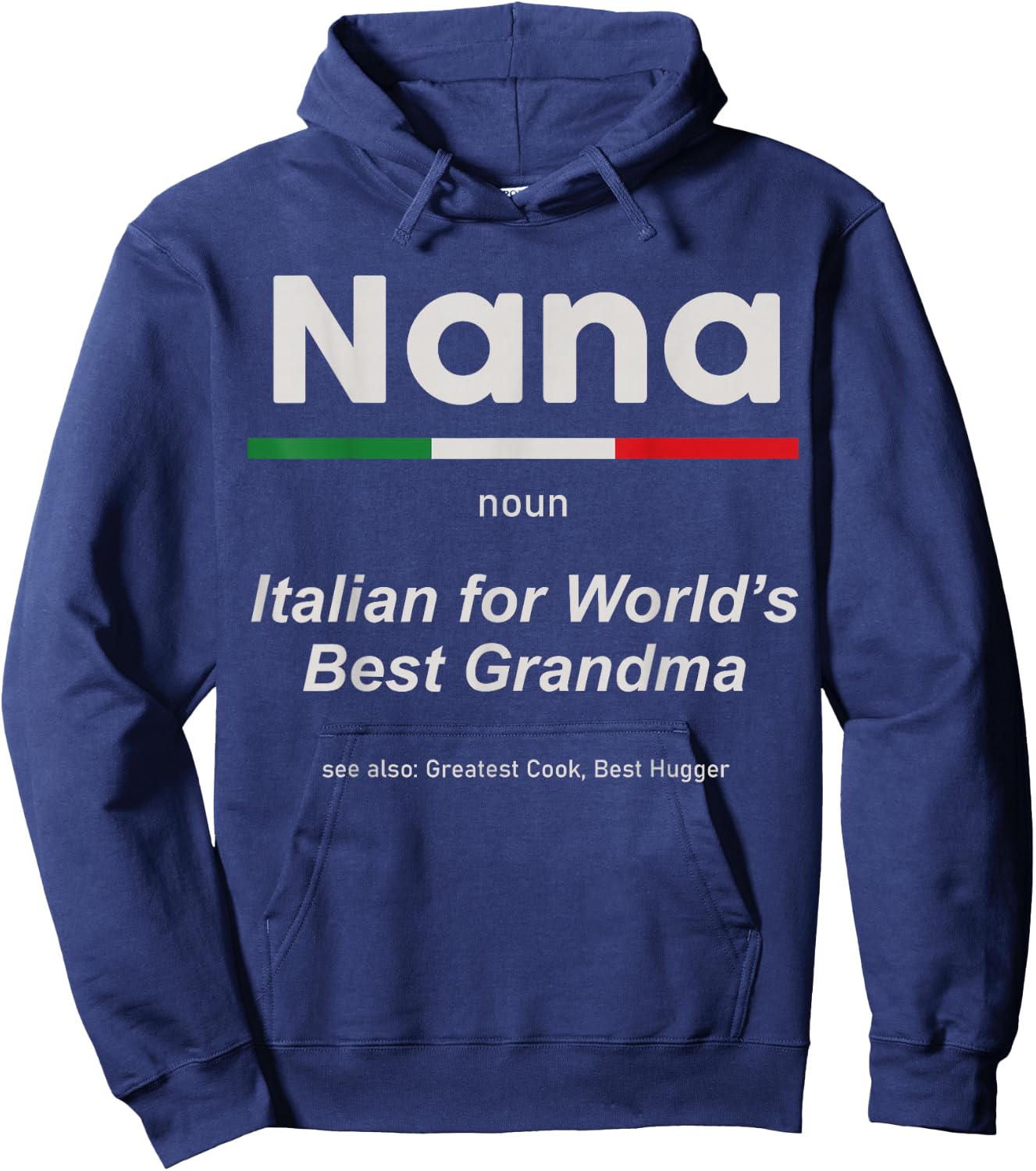 Definition Of Nana World's Greatest Italian Family Matching Hoodie - Hoodie | Navy