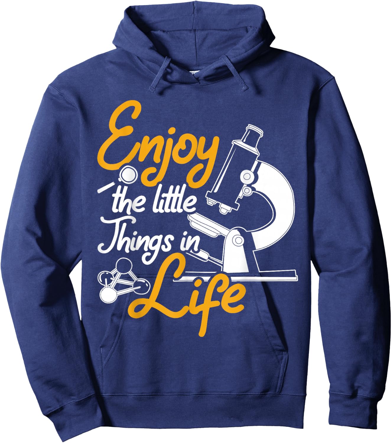 Microbiology Science Funny Gift Biology Hoodie - Hoodie | Navy
