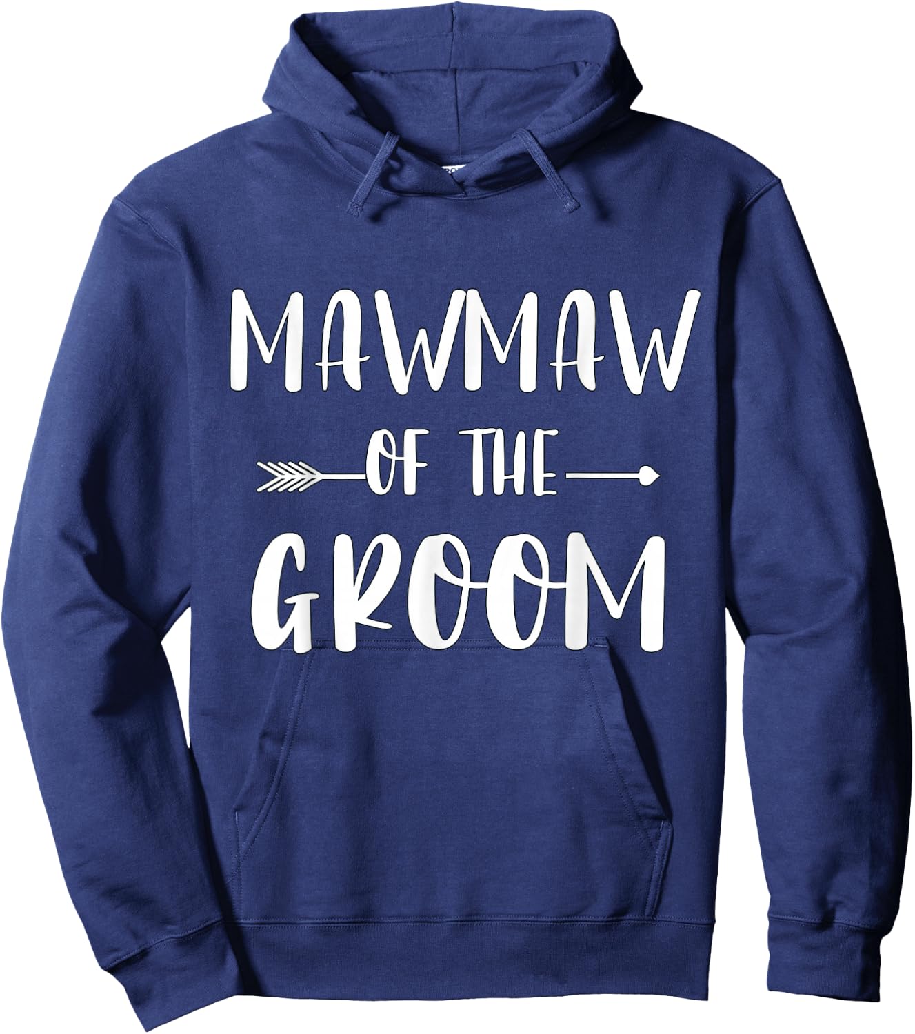Mawmaw Of The Groom Wedding Party Matching Bridal Party Hoodie - Hoodie | Navy