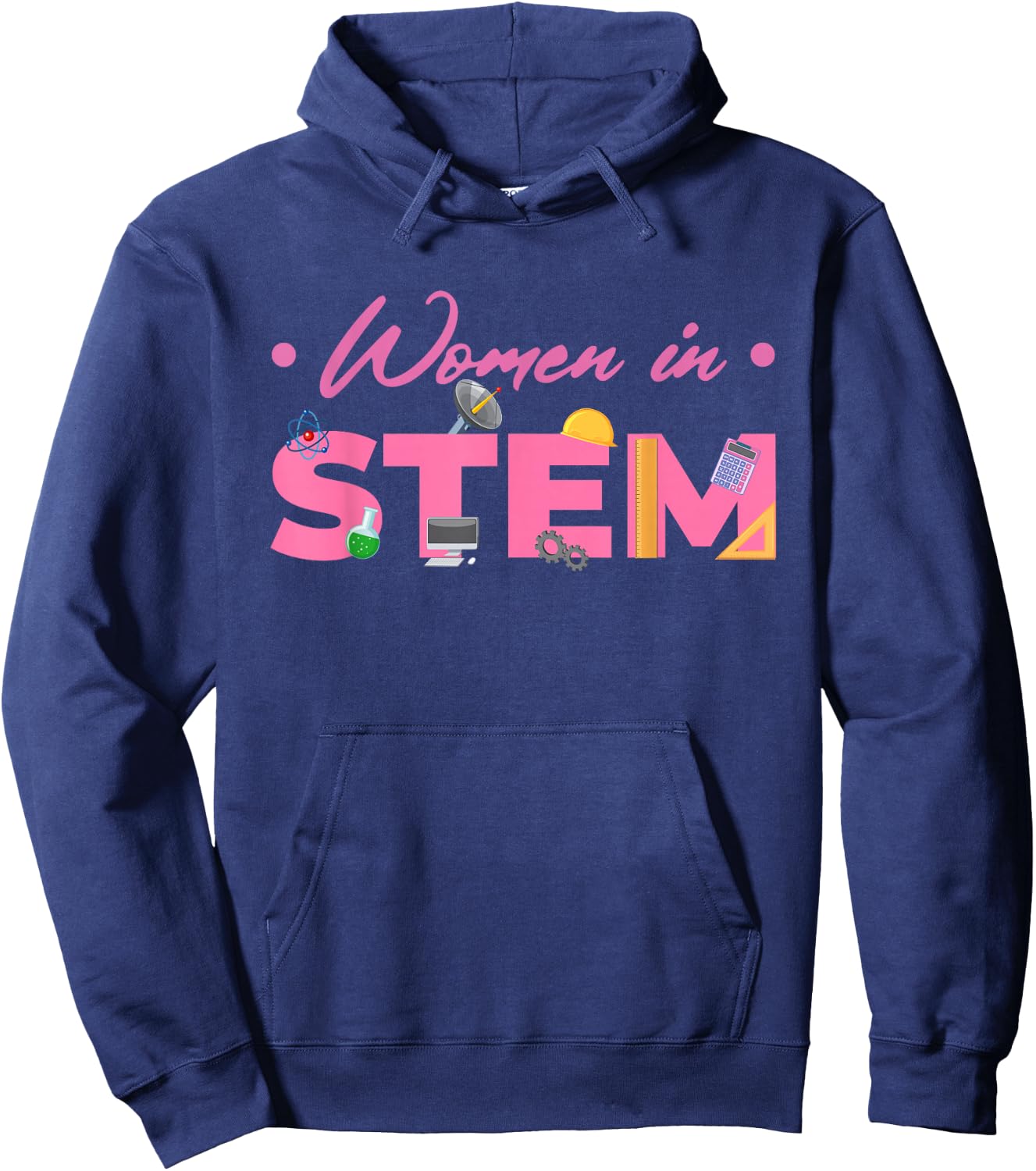 Women In STEM | Scientist Steminist | Technology Science Hoodie - Hoodie | Navy