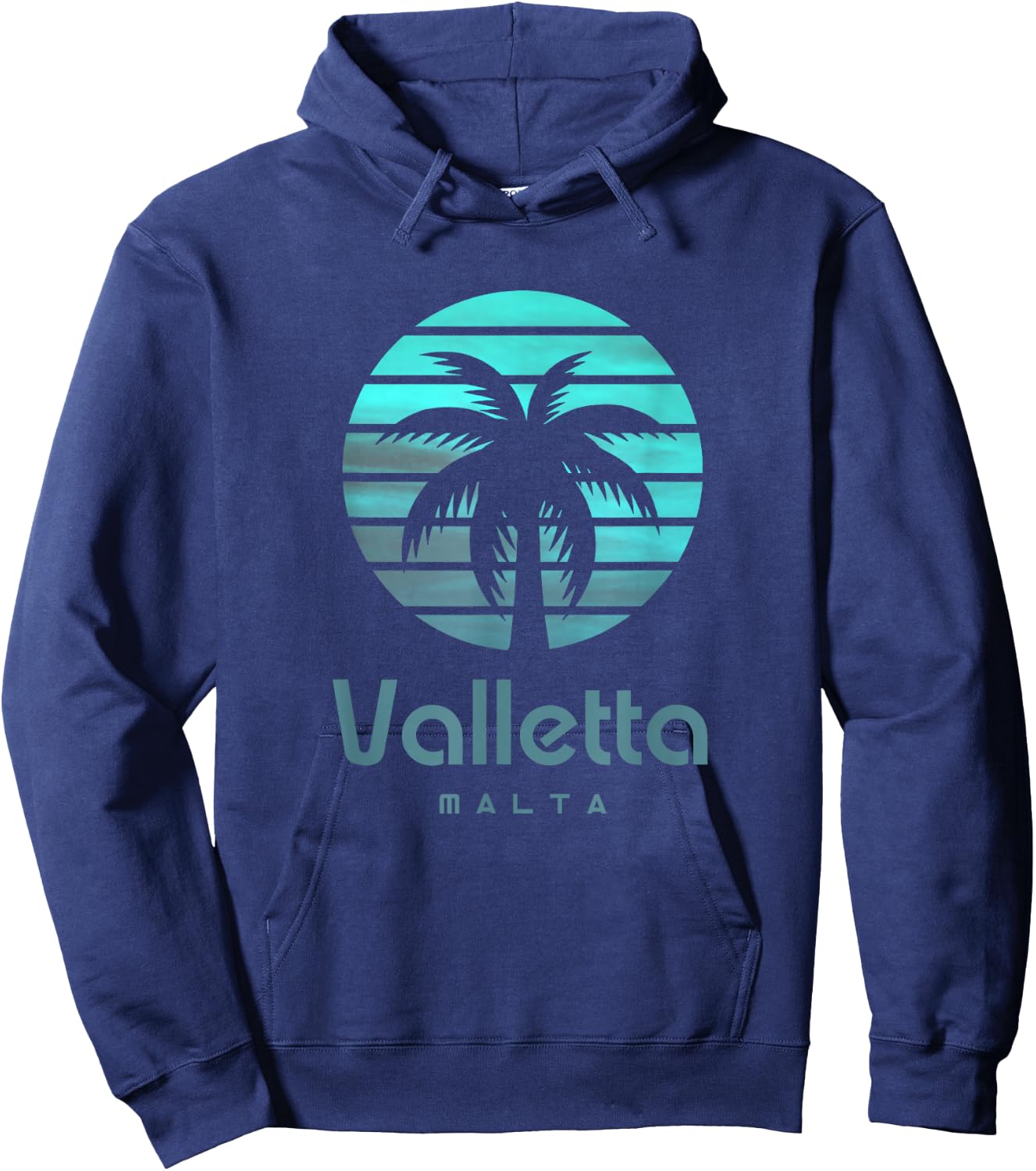 Valletta Malta Hoodie - Hoodie | Navy