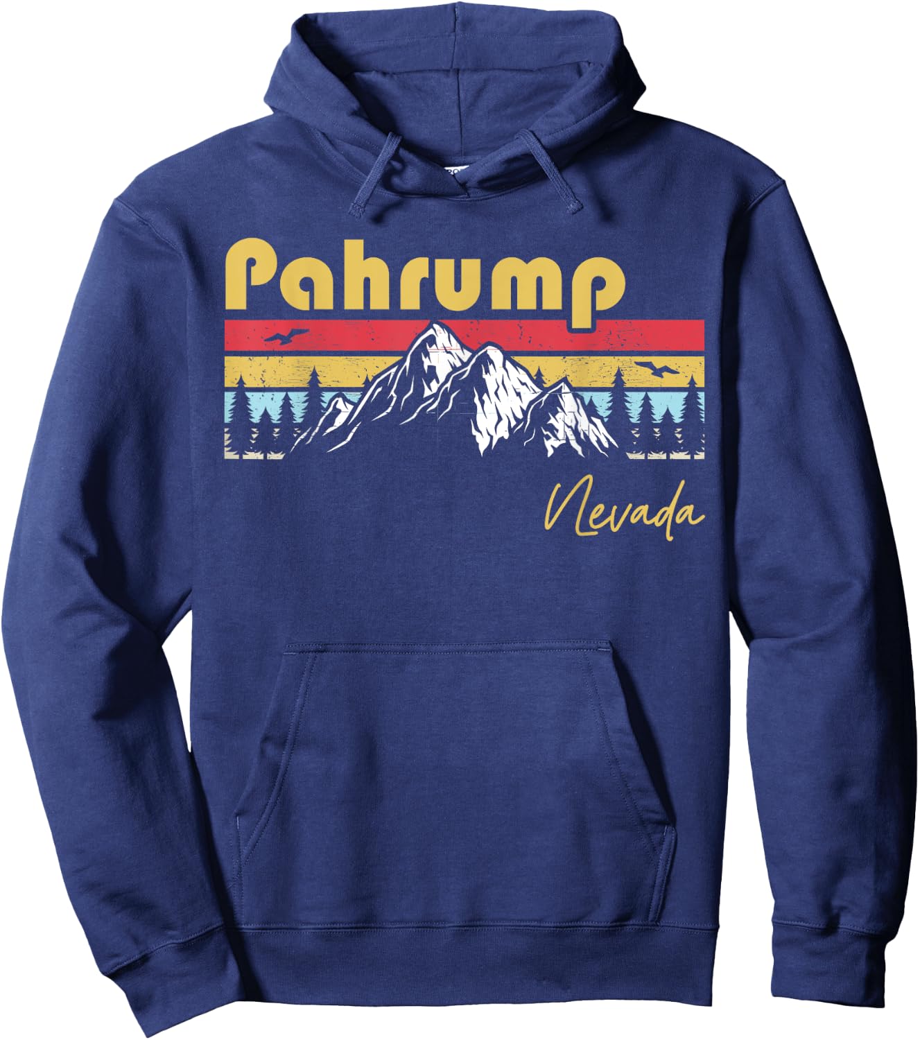 Pahrump Nevada Roots Hometown Vintage Home State Pride Hoodie - Hoodie | Navy
