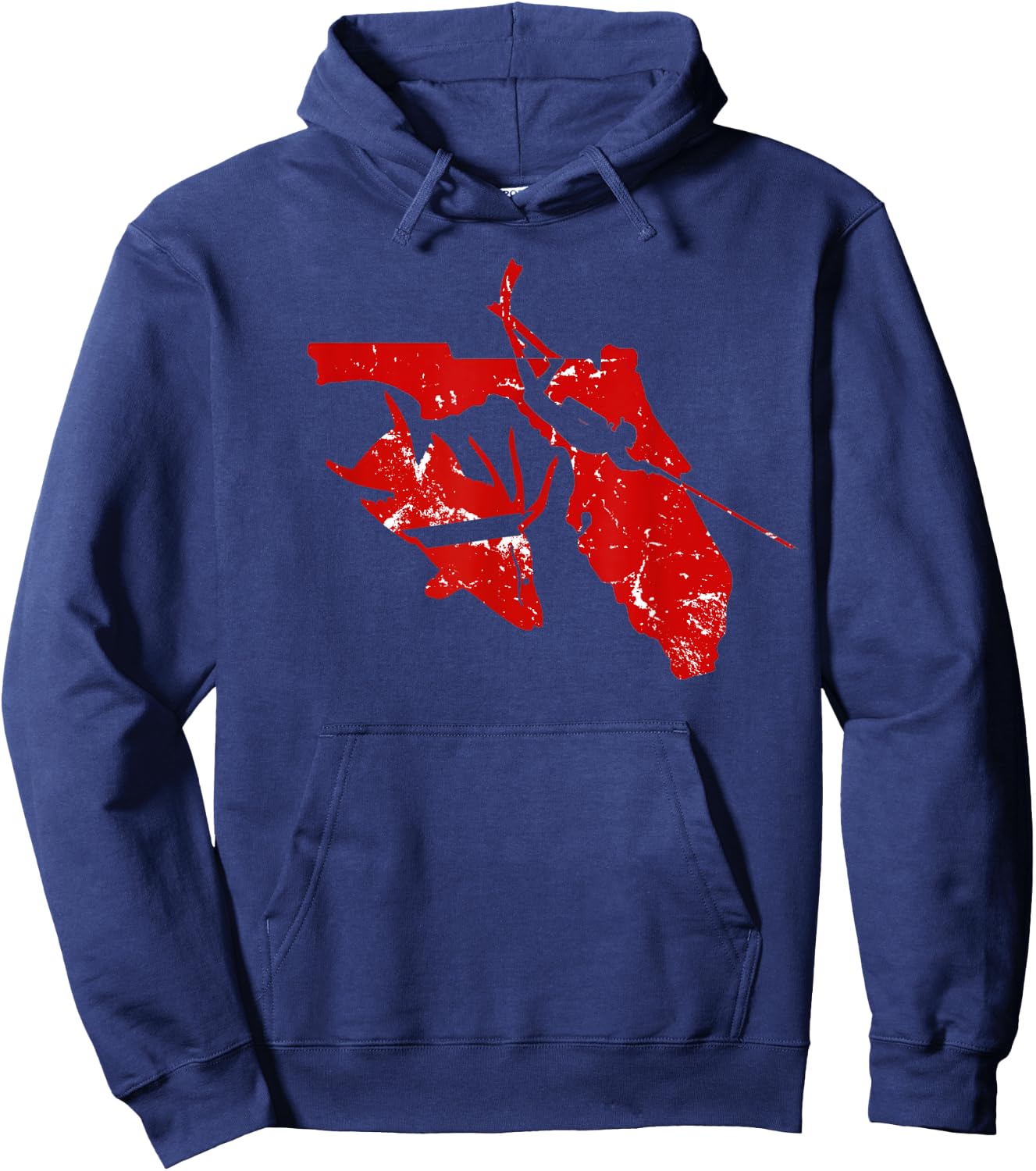 Florida Hogfish Spearfishing Gift Hoodie - Hoodie | Navy