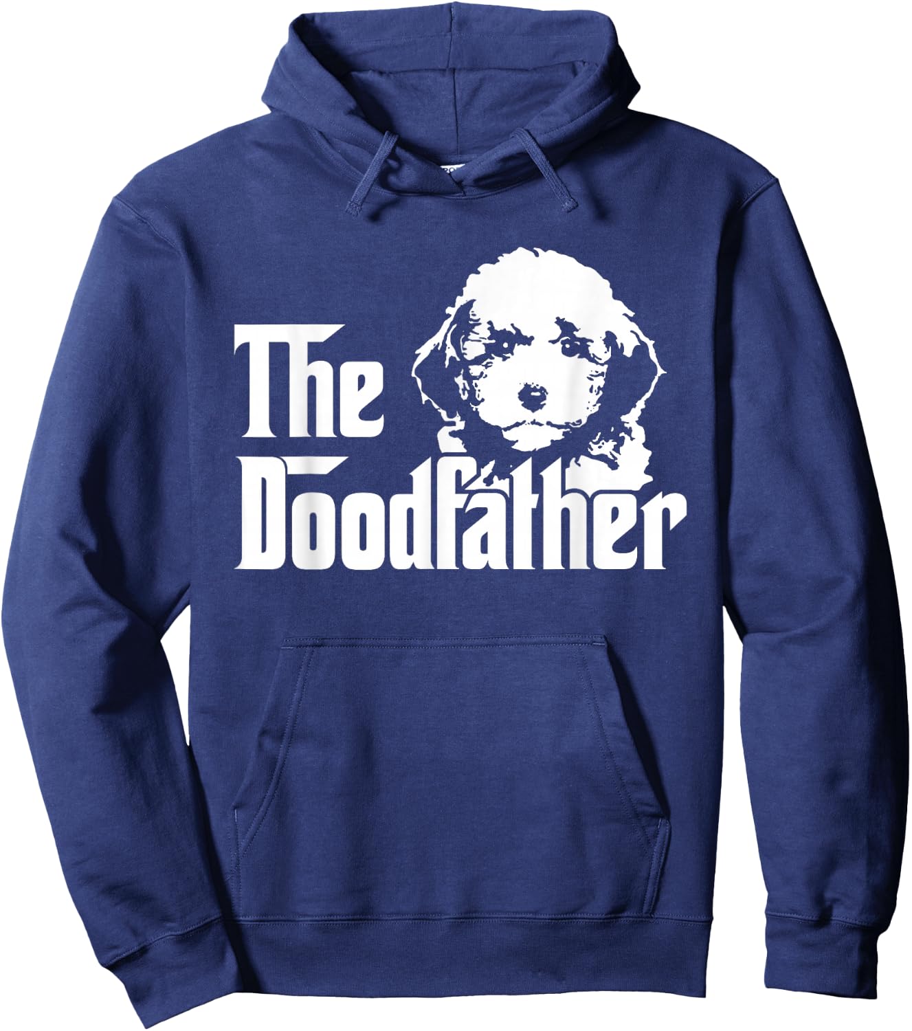 The Doodfather - Funny Dog Goldendoodle Labradoodle Hoodie - Hoodie | Navy