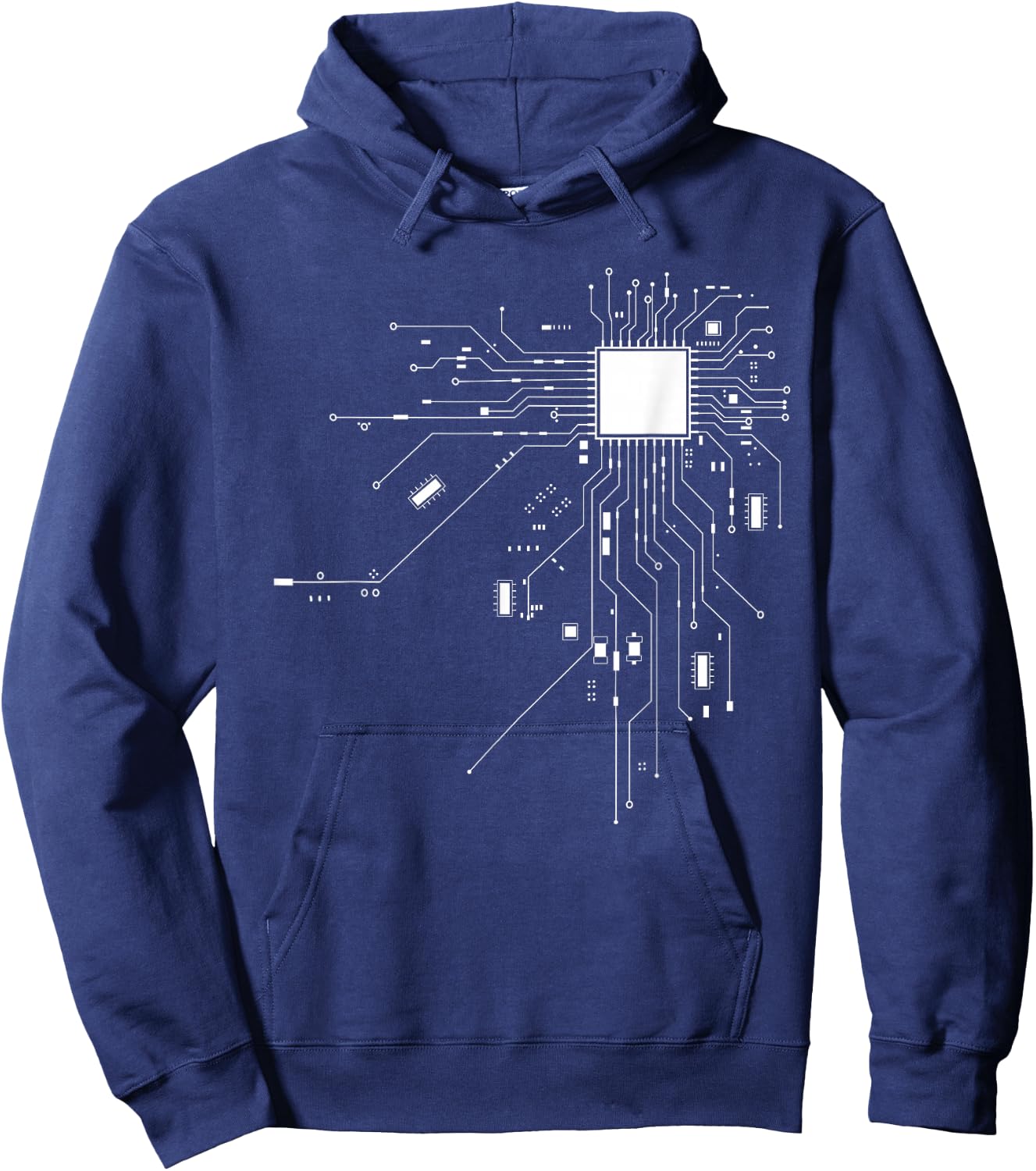 CPU Technology Nerd Computer Chip Computer Scientist Programmer Hoodie - Hoodie | Navy