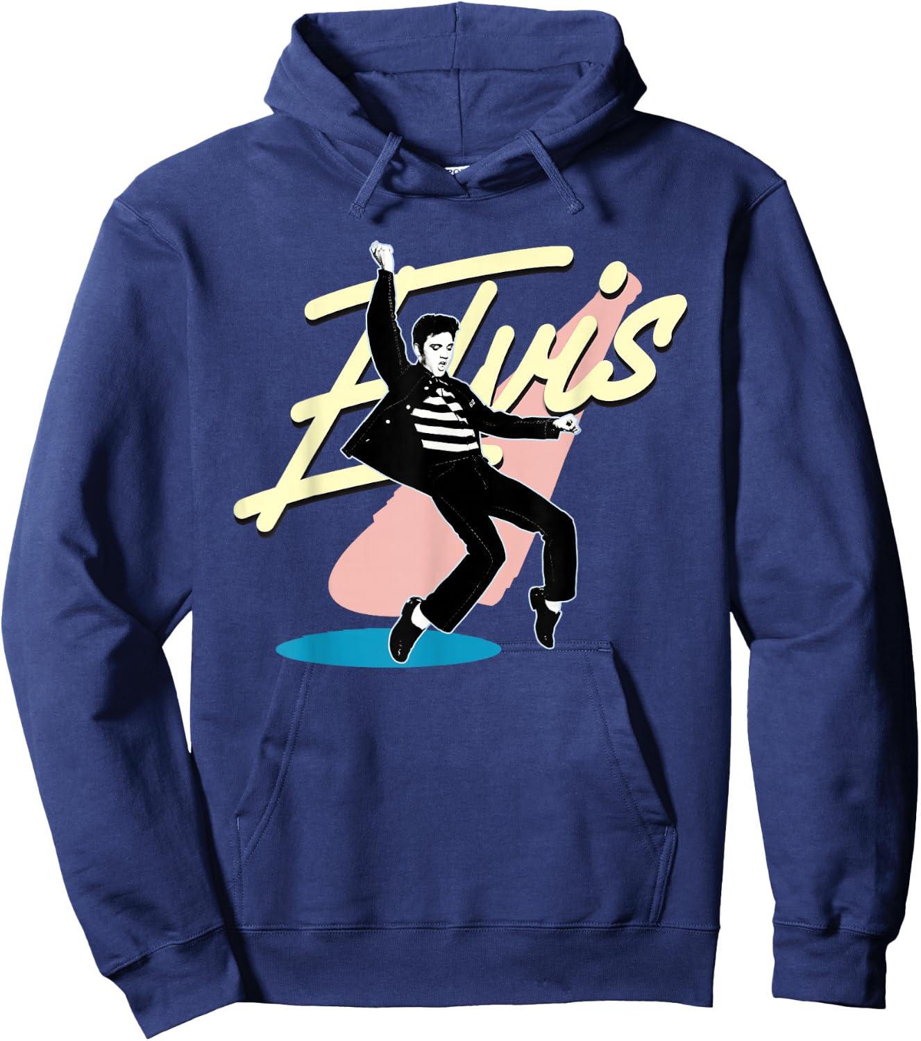 Elvis Presley Official Signature Dance Hoodie - Hoodie | Navy