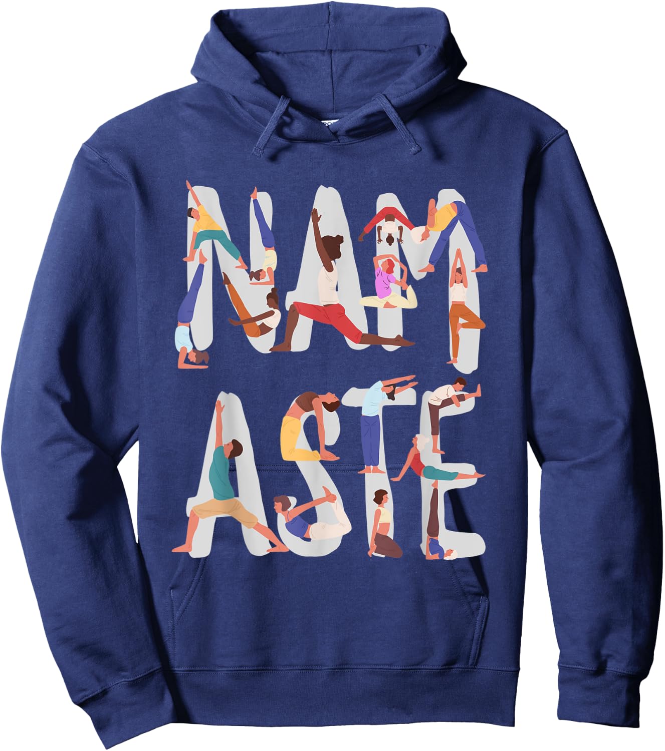 Namaste Yoga, Yogalicious tops, Namaste yoga pose Hoodie - Hoodie | Navy