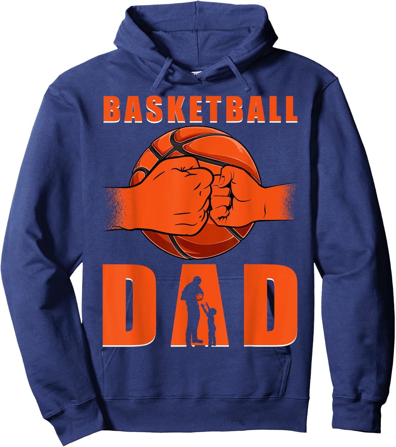 Basketball Dad Hoodie - Hoodie | Navy