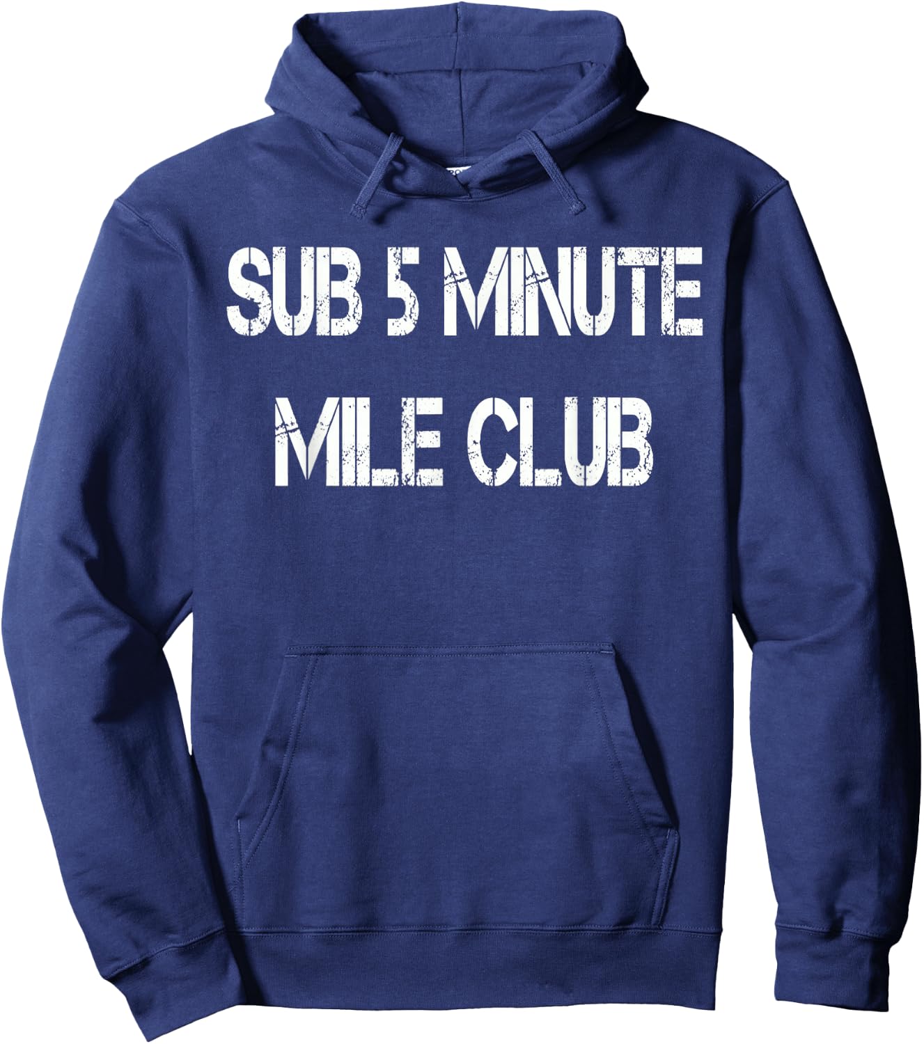 Sub 5 Minute Mile Club Hoodie - Hoodie | Navy