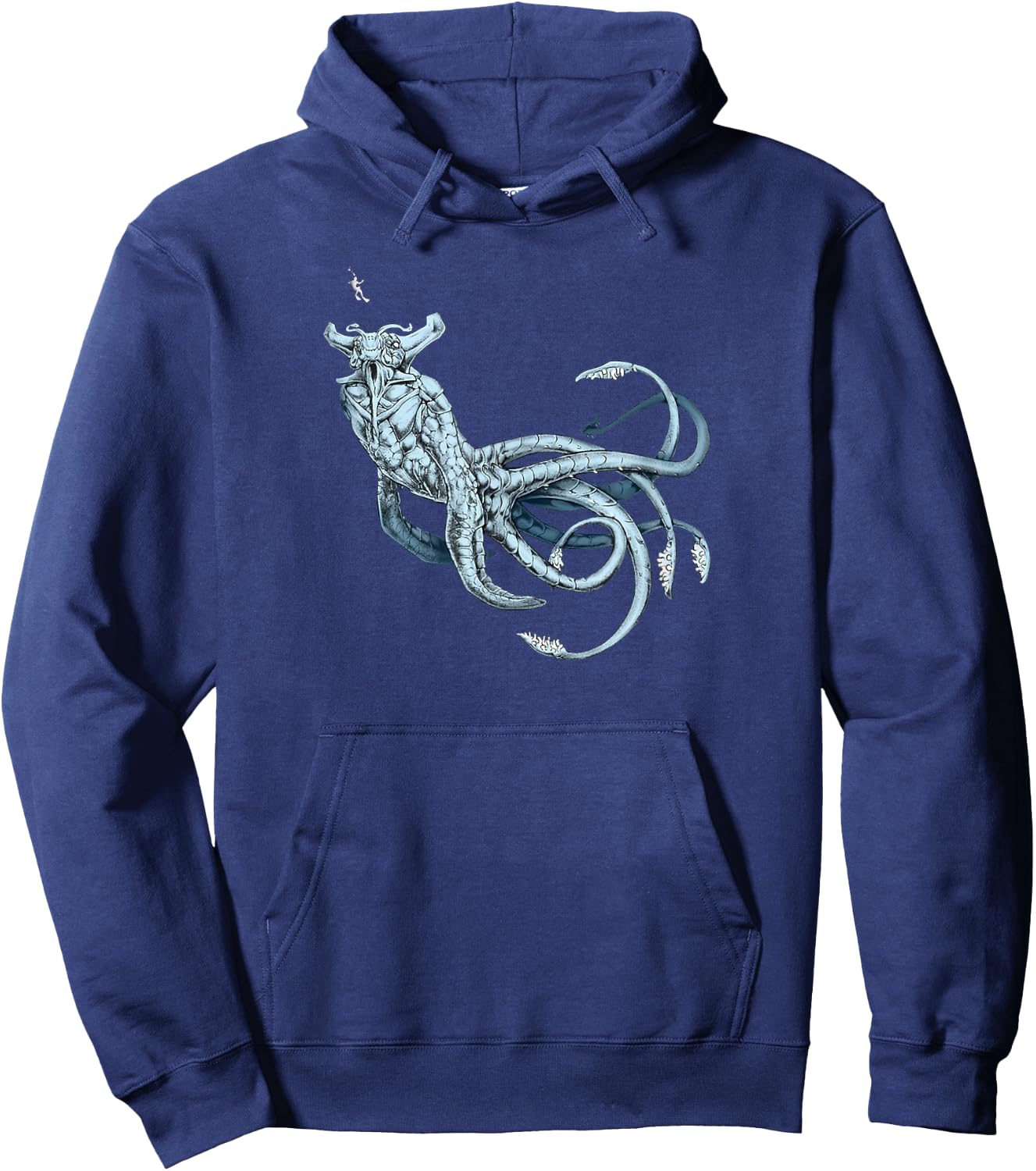 Sea Emperor Transparent Hoodie - Hoodie | Navy