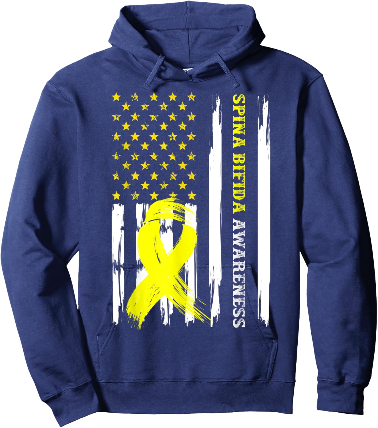 Spina Bifida Awareness For Parents Brother Mother Dad Nephew Hoodie - Hoodie | Navy