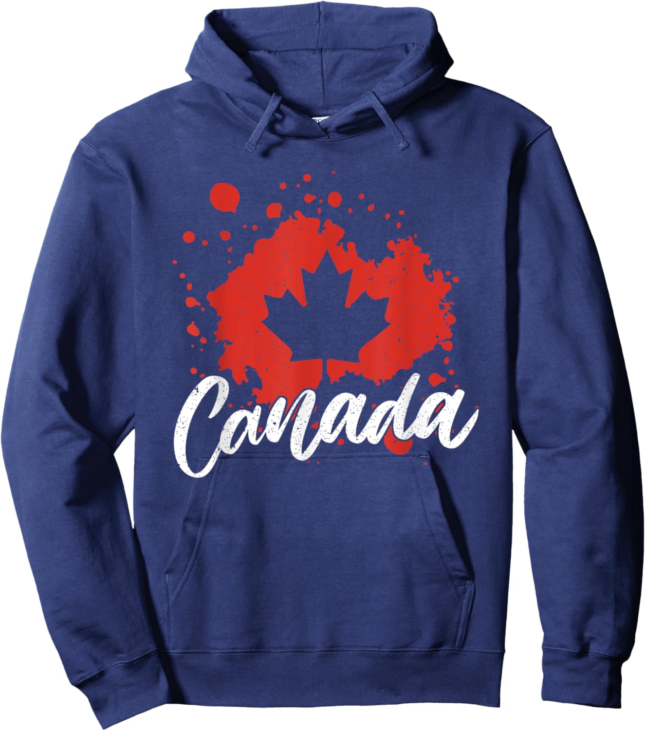 Canadian Pride Maple Leaf Women Men Gift Canada Hoodie - Hoodie | Navy