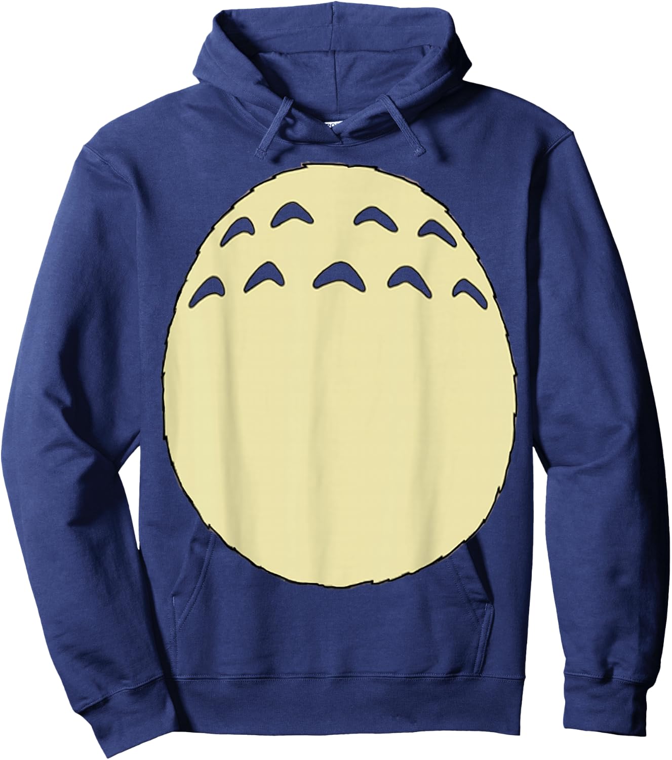 Anime Belly Cute Hoodie - Hoodie | Navy