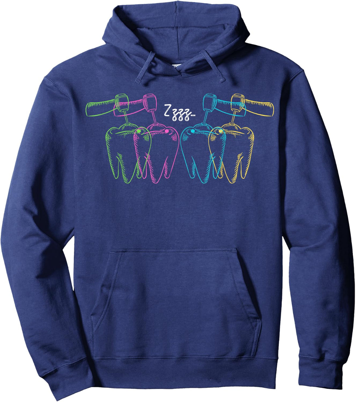 Funny Dentist Dental Students Dental Hygienists Assistants Hoodie - Hoodie | Navy