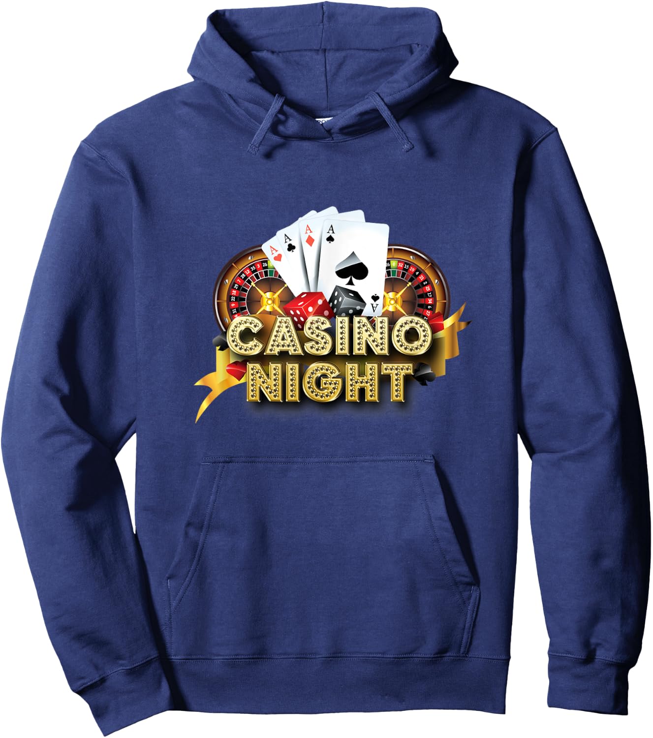 3EPL Poker Casino Stuff Casino Night Poker Black -Adults -Kids Small Black Short Sleeve Hoodie - Hoodie | Navy