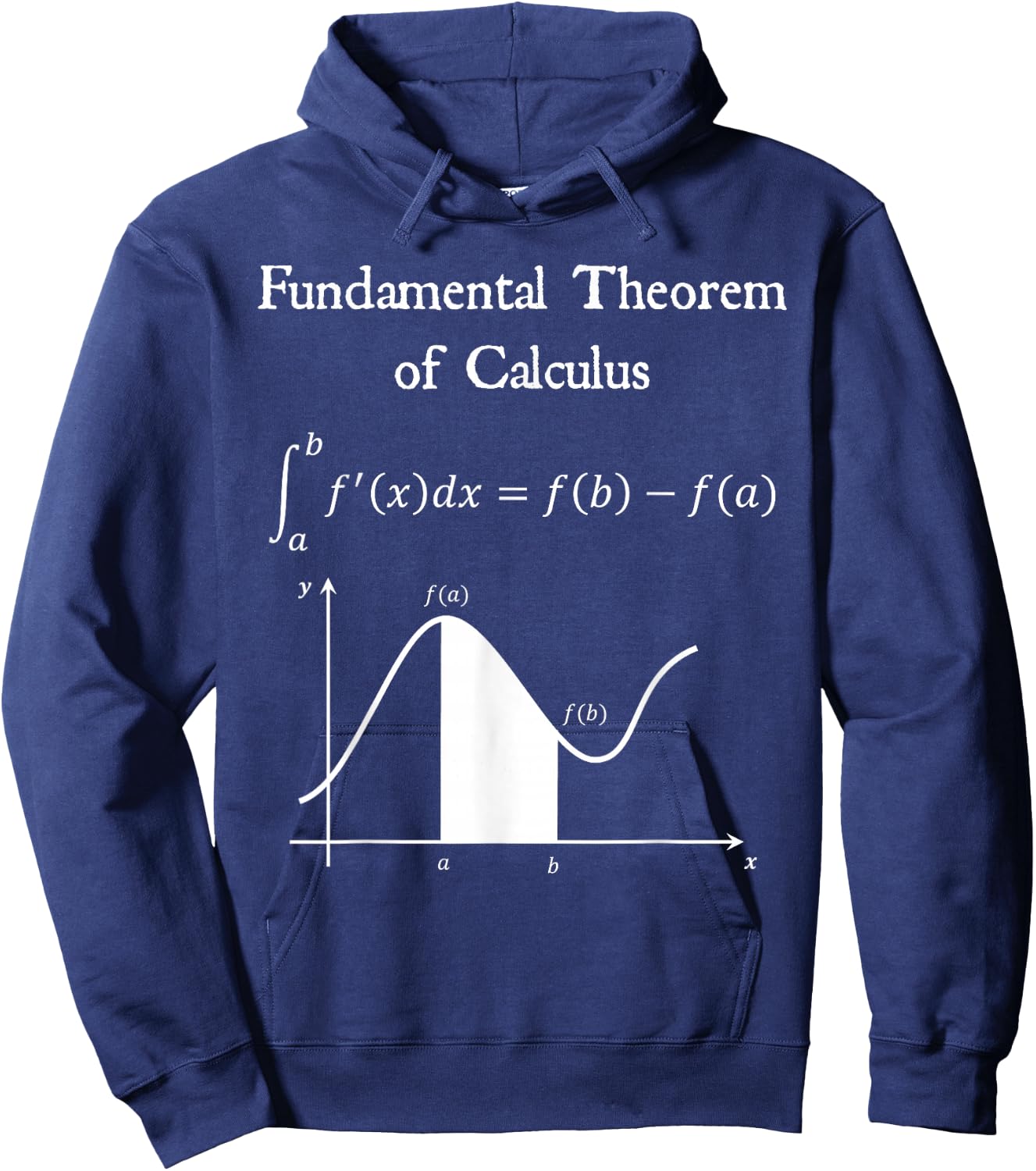 Fundamental Theorem of Calculus Math Teacher Nerdy Gift Hoodie - Hoodie | Navy