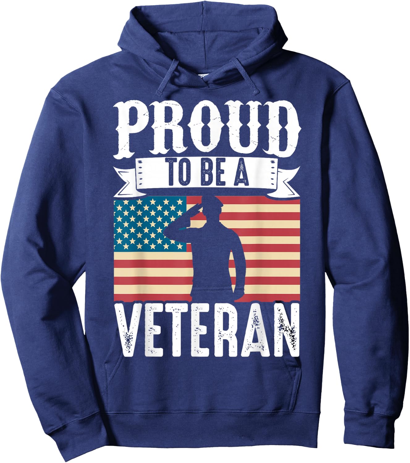Proud Be A Veteran Of The USA Veteran Veterans Day Hoodie - Hoodie | Navy