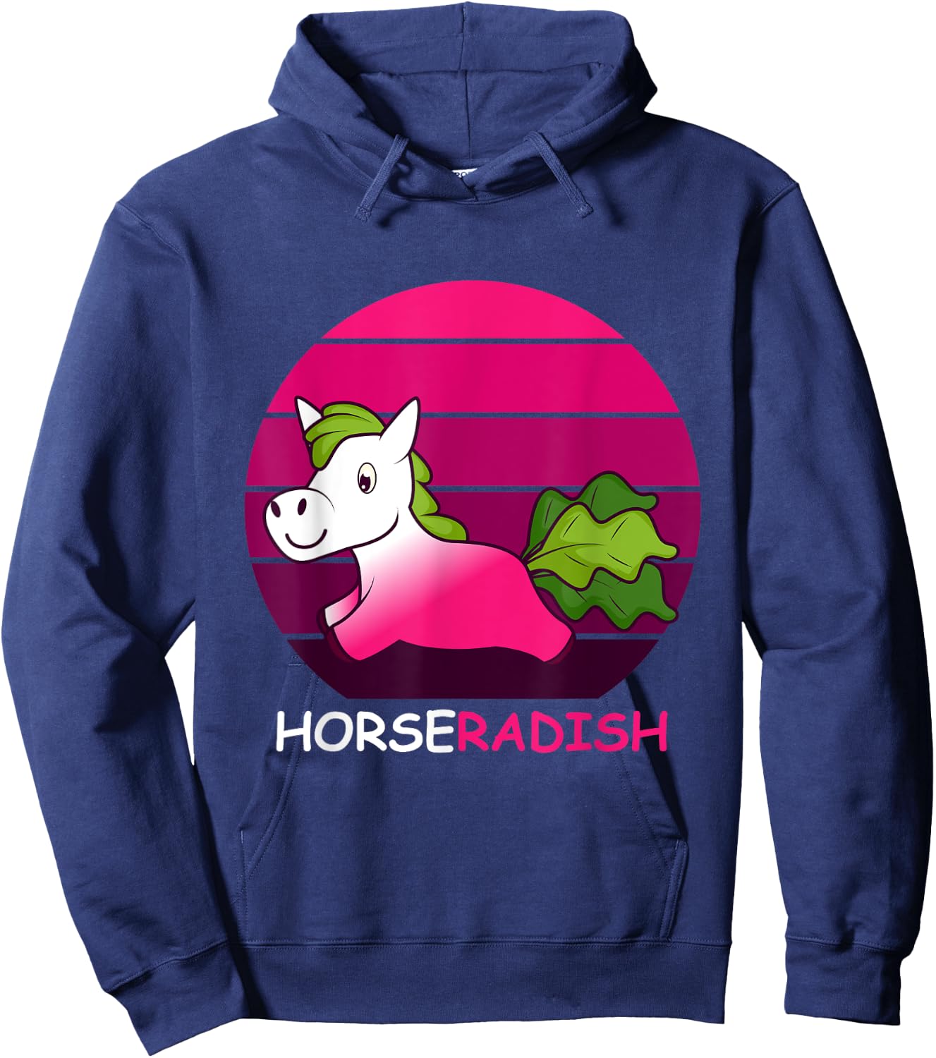 Horseradish Vegetarian Hoodie - Hoodie | Navy